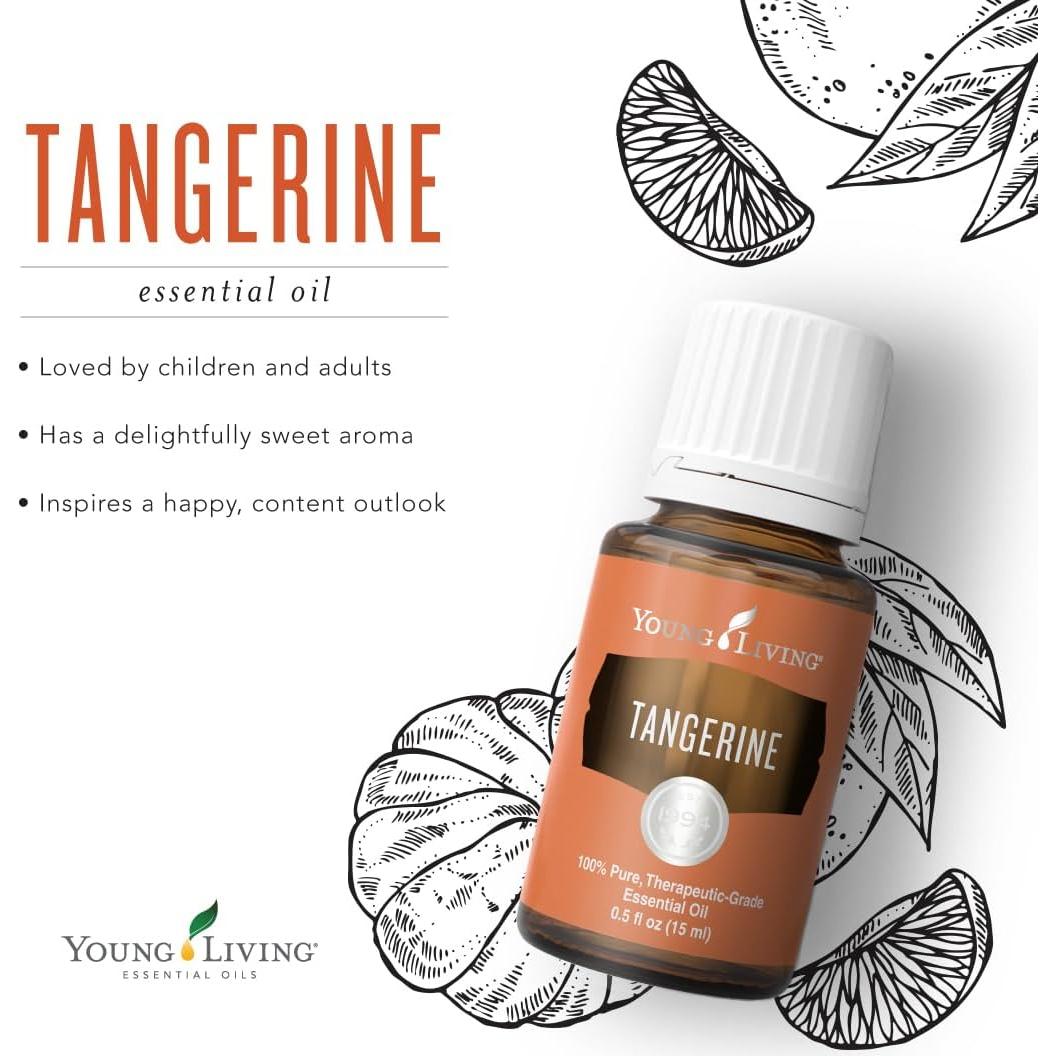 Aceite Esencial de Mandarina Young Living 15ml - Aroma Dulce y Refrescante