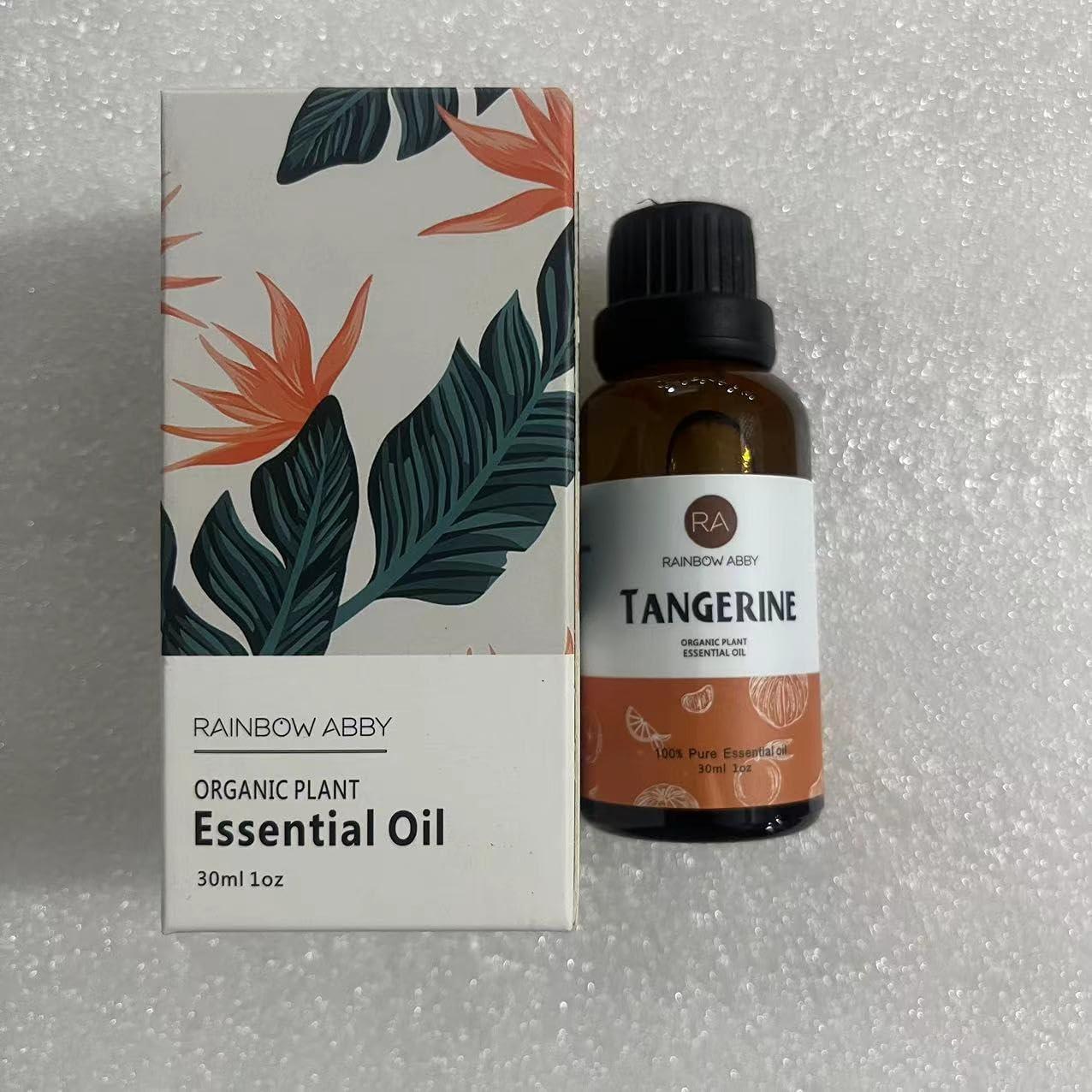 Aceite Esencial de Mandarina 30ml RAINBOW ABBY 100% Puro Orgánico