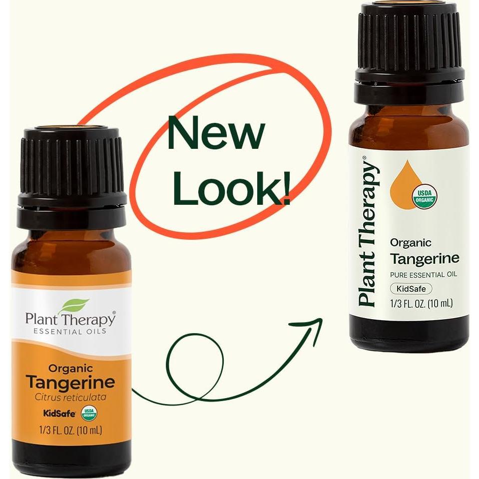 Aceite Esencial de Mandarina Orgánico Plant Therapy 10 mL 100% Puro