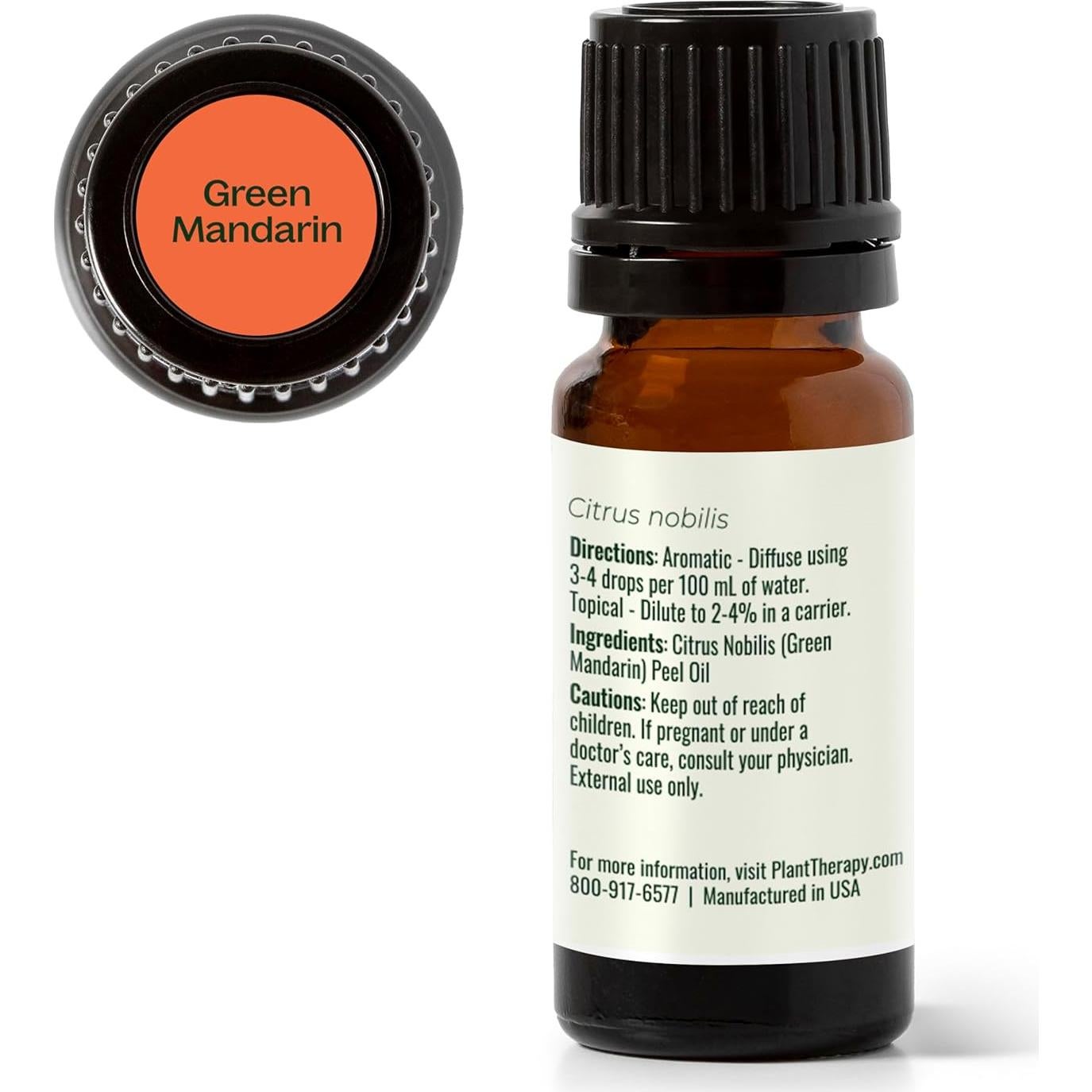 Aceite Esencial de Mandarina Verde Plant Therapy 10 mL 100% Puro