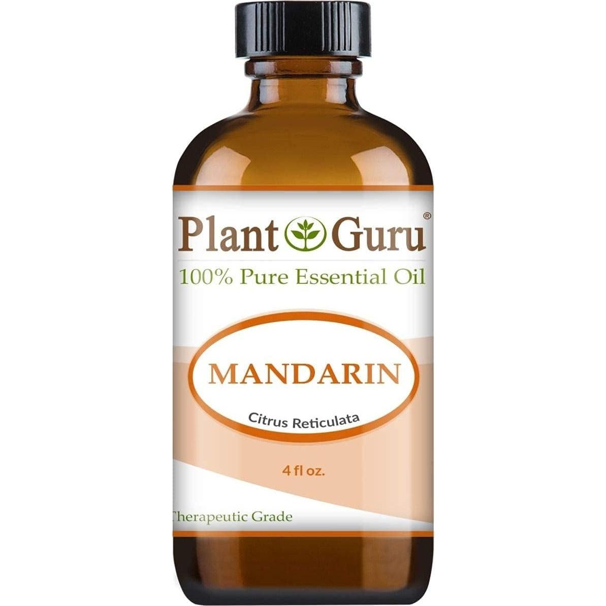 Aceite Esencial de Mandarina 118 ml Plant Guru 100% Puro Terapéutico