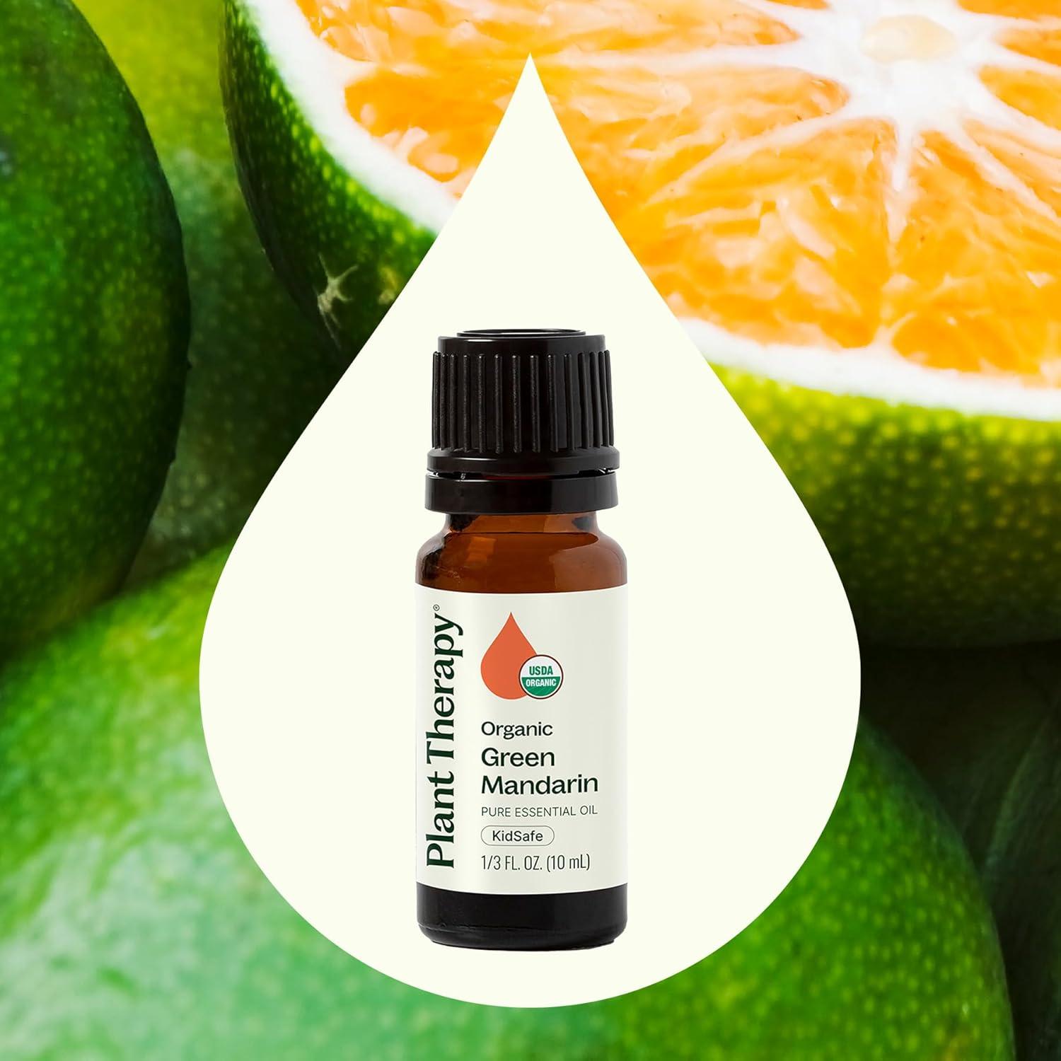 Aceite Esencial de Mandarina Verde Orgánico Plant Therapy 10 mL 100% Puro