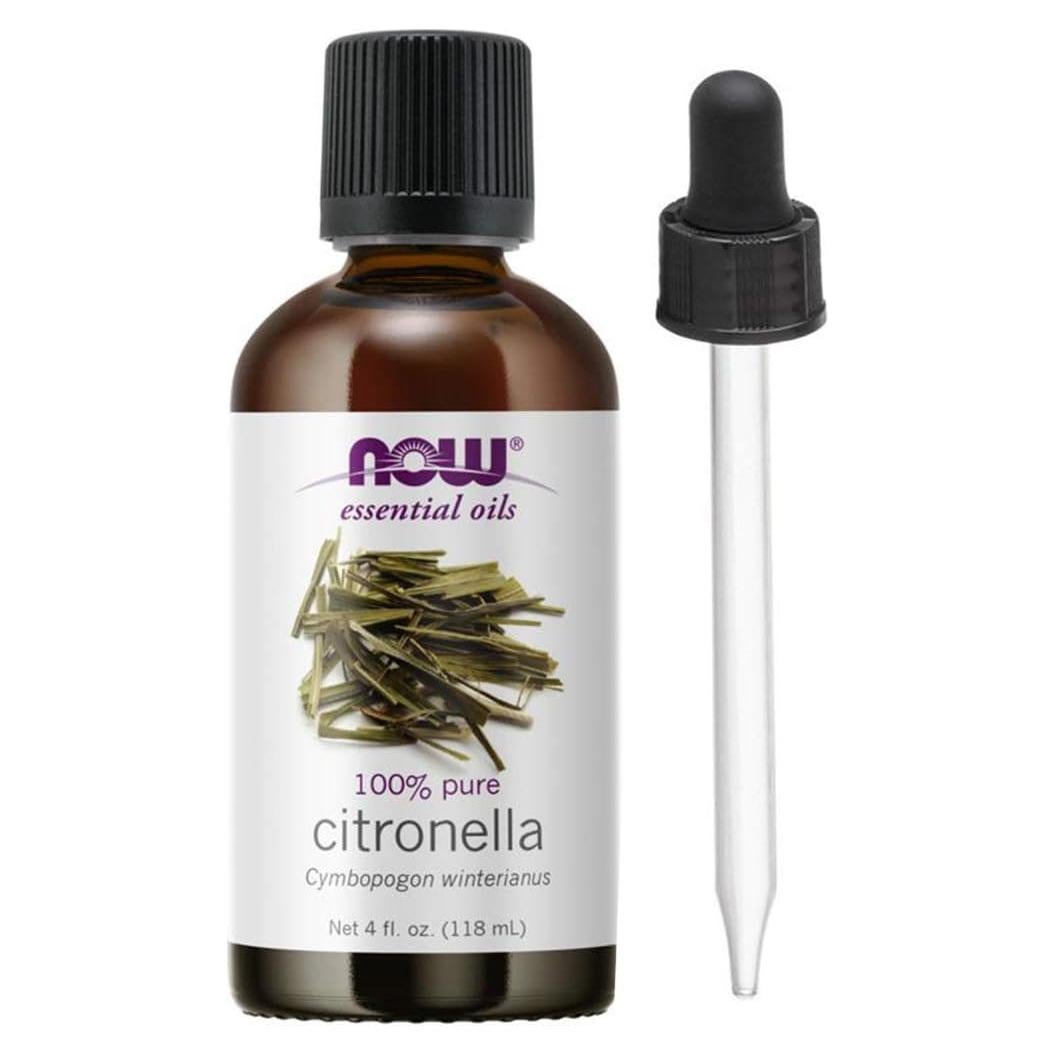 Aceite Esencial de Citronela NOW Foods 118 ml + Gotero