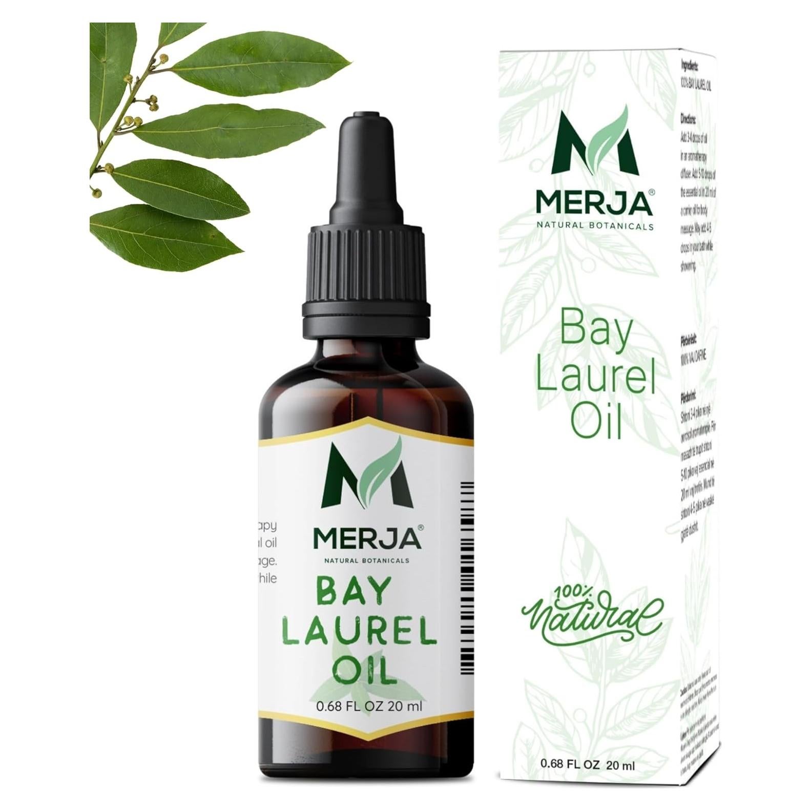 Aceite Esencial de Laurel de Bahía Merja 20ml - Paquete de 2