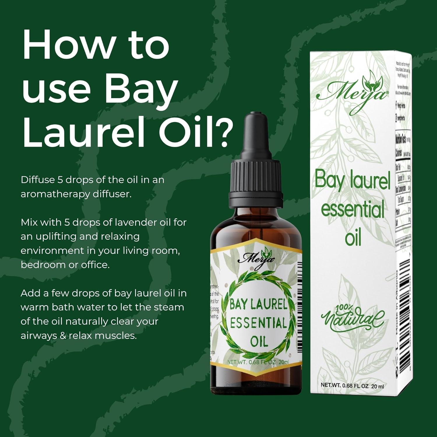 Aceite Esencial de Laurel de Bahía Merja 20ml - Paquete de 2