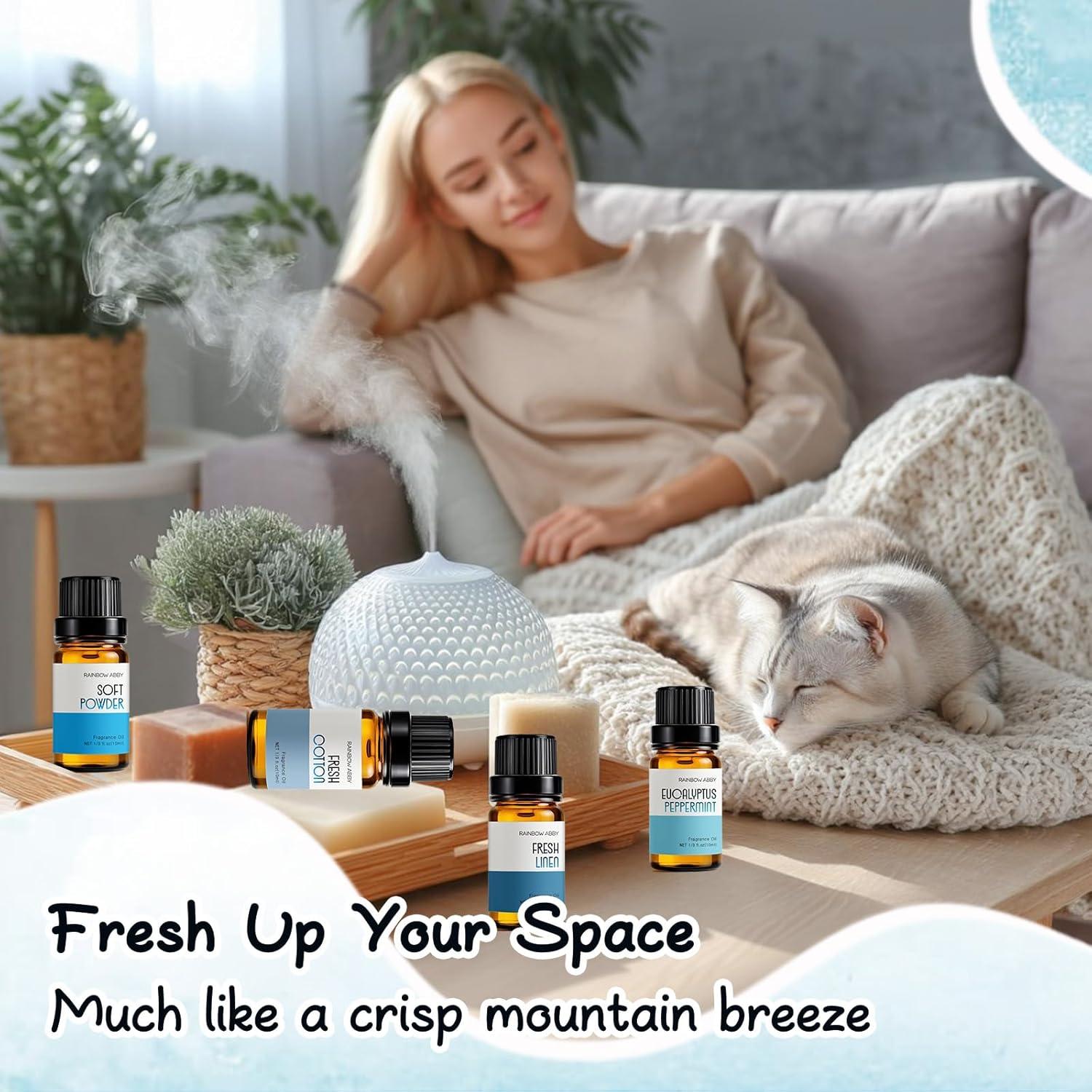 Set de Aceites Esenciales Rainbow Abby 6x10ml Aromas Limpios