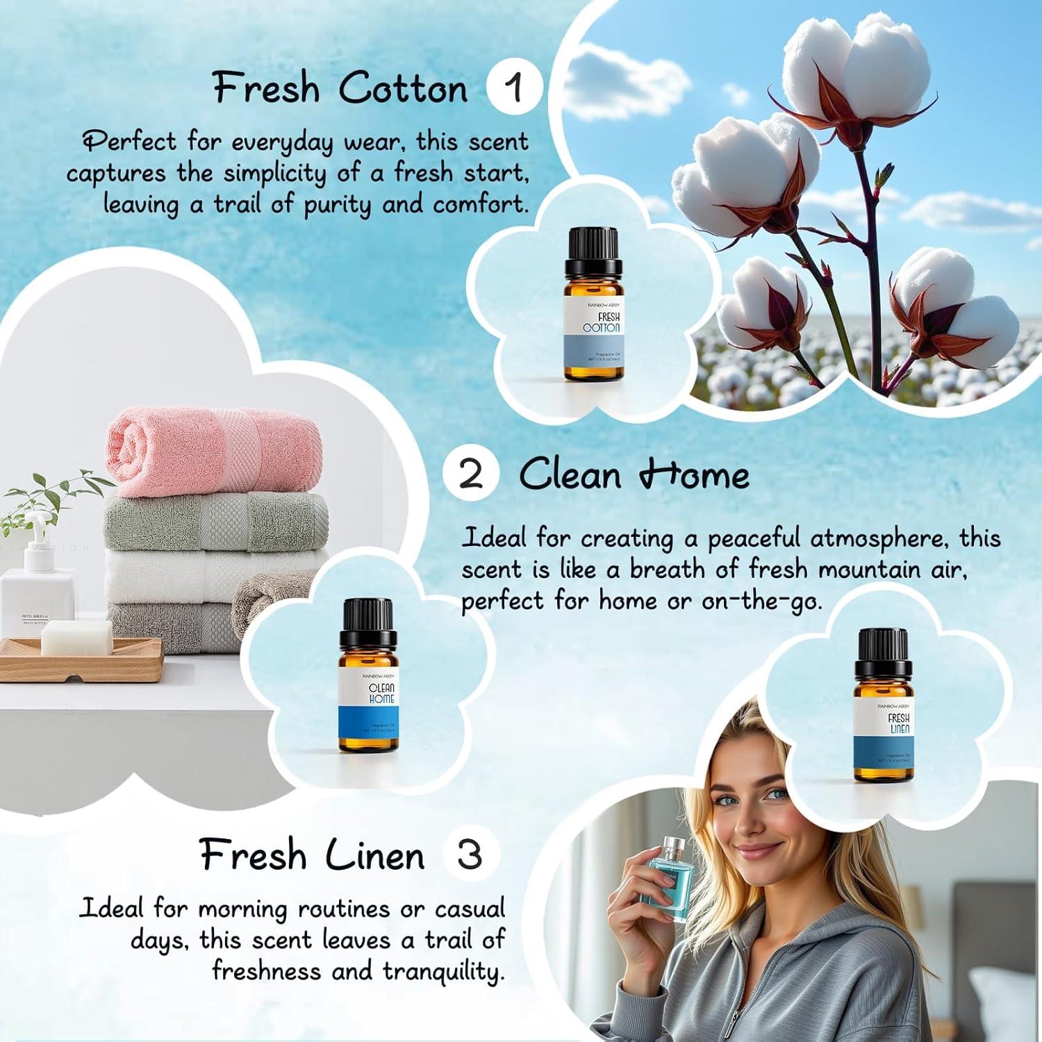 Set de Aceites Esenciales Rainbow Abby 6x10ml Aromas Limpios