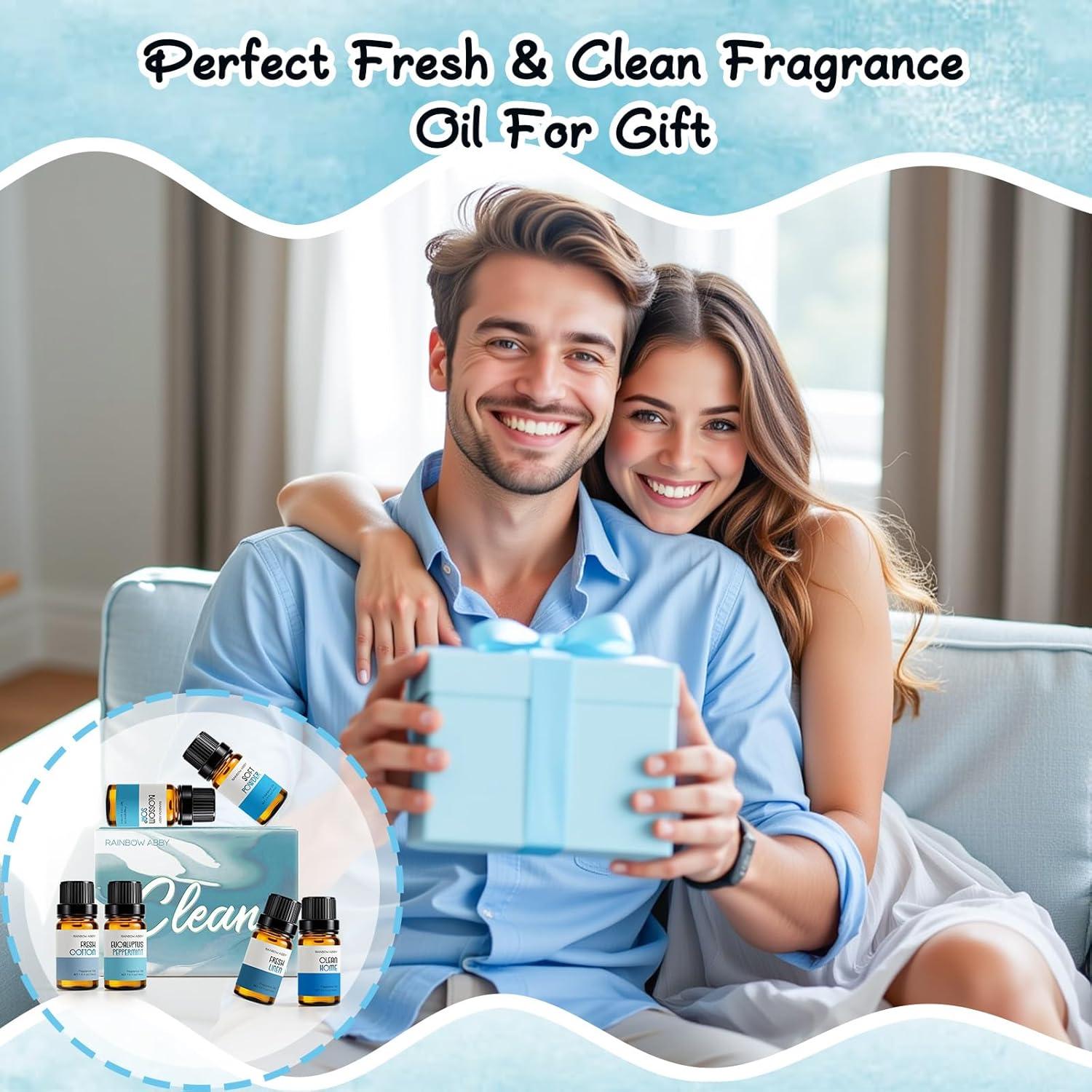 Set de Aceites Esenciales Rainbow Abby 6x10ml Aromas Limpios