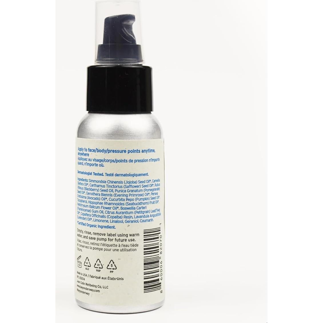 Aceite Botánico Nutritivo Beyonderway 60ML - Incienso, Lavanda y Elicriso