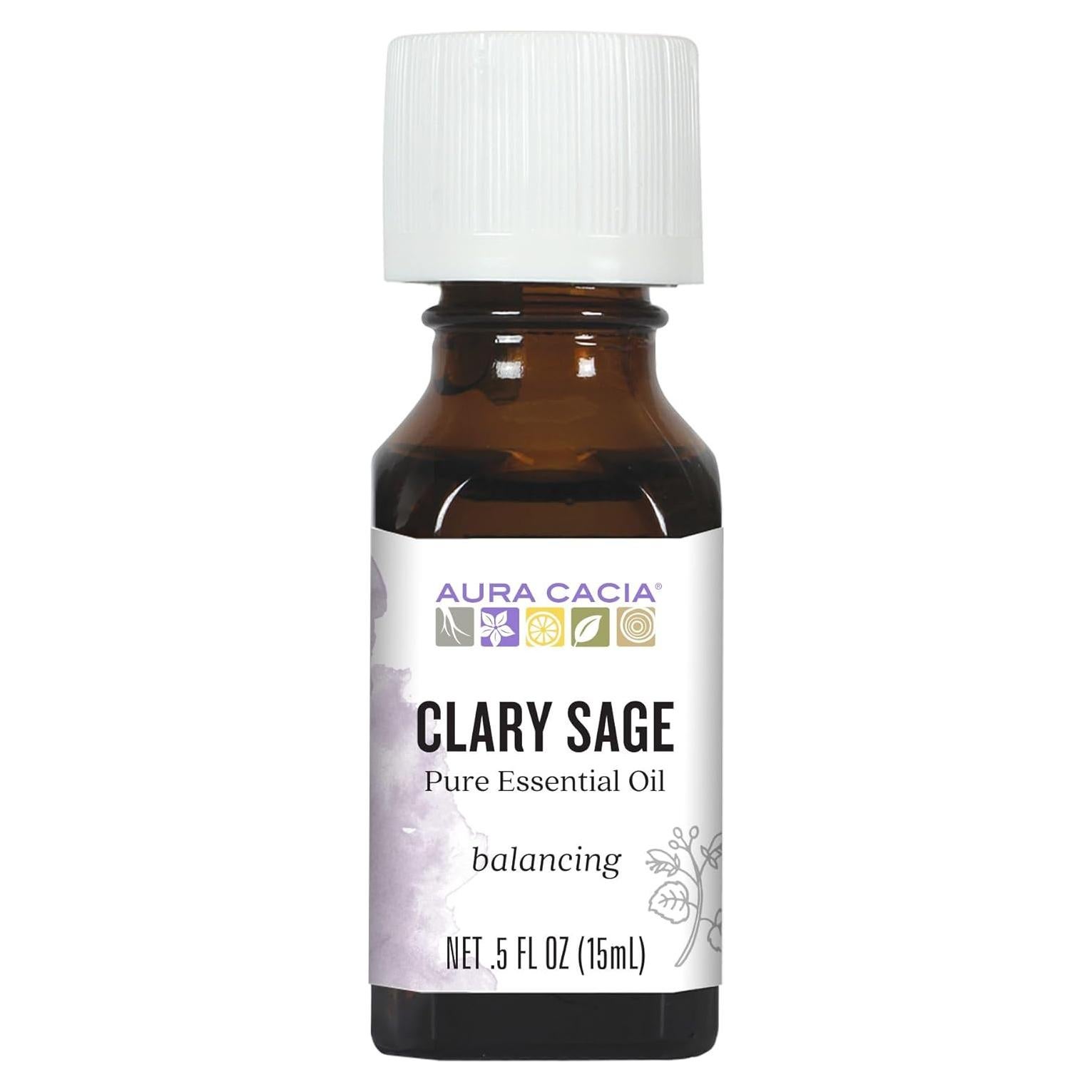 Aceite Esencial de Salvia Clary Aura Cacia 15 ml - Natural