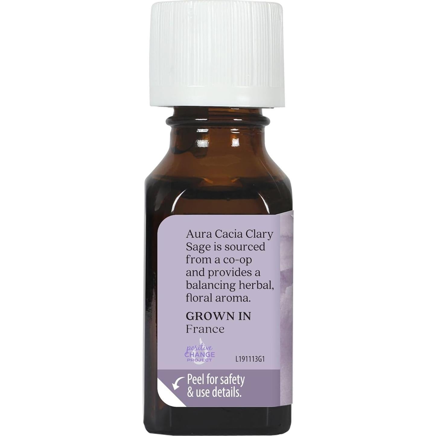 Aceite Esencial de Salvia Clary Aura Cacia 15 ml - Natural