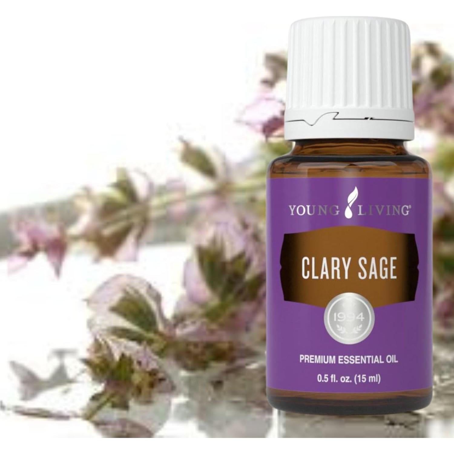 Aceite Esencial de Salvia Clary Young Living 15 ml - Aromaterapia Femenina