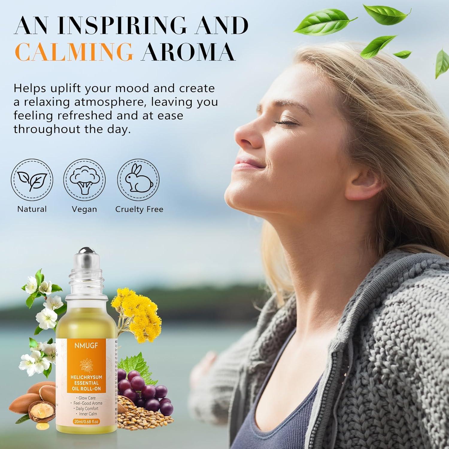 Aceite Esencial de Helichrysum Roll On 20ml - Aromaterapia Natural