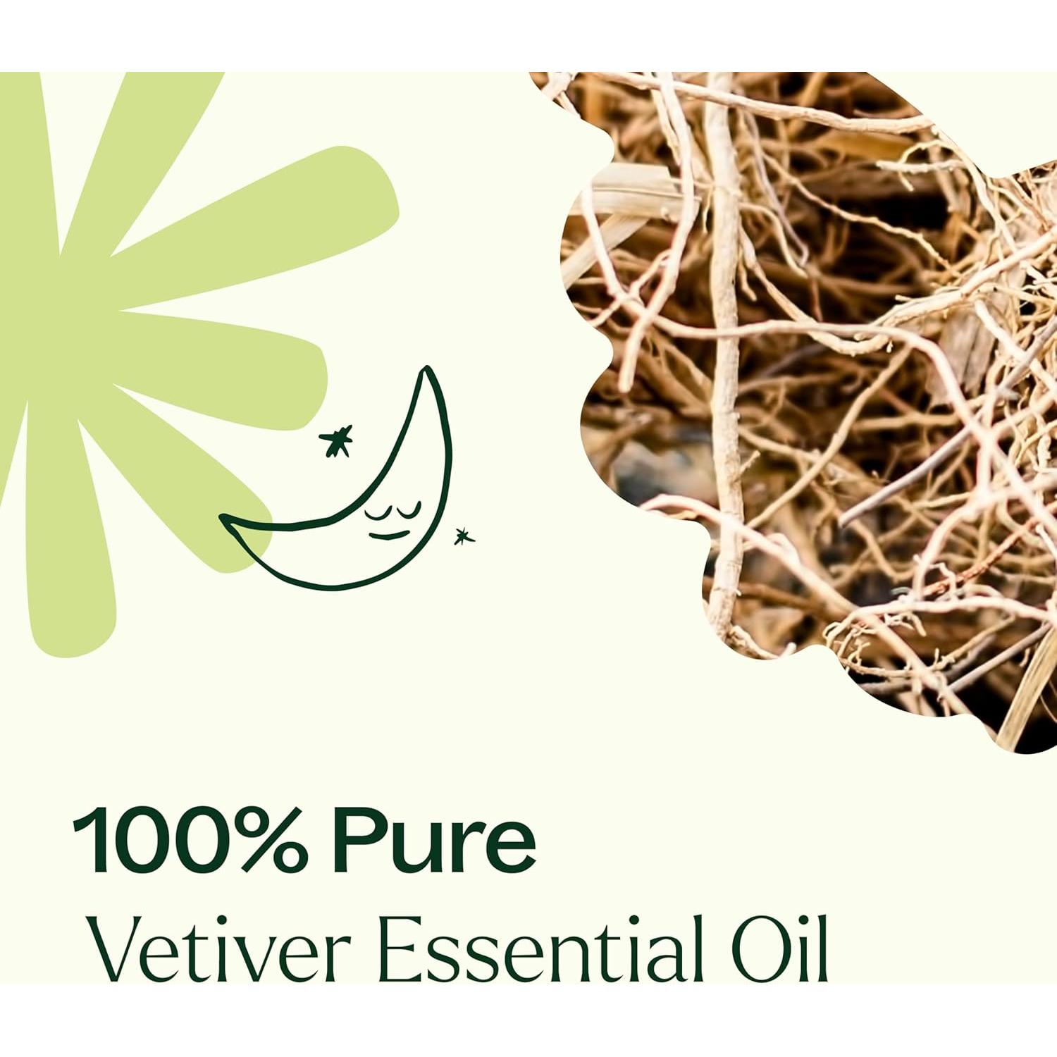 Aceite Esencial de Vetiver 100% Puro Plant Therapy 10 mL