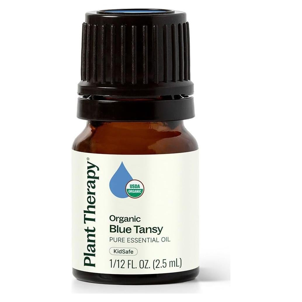 Aceite Esencial de Tanaceto Azul Orgánico 100% Puro 2.5 mL