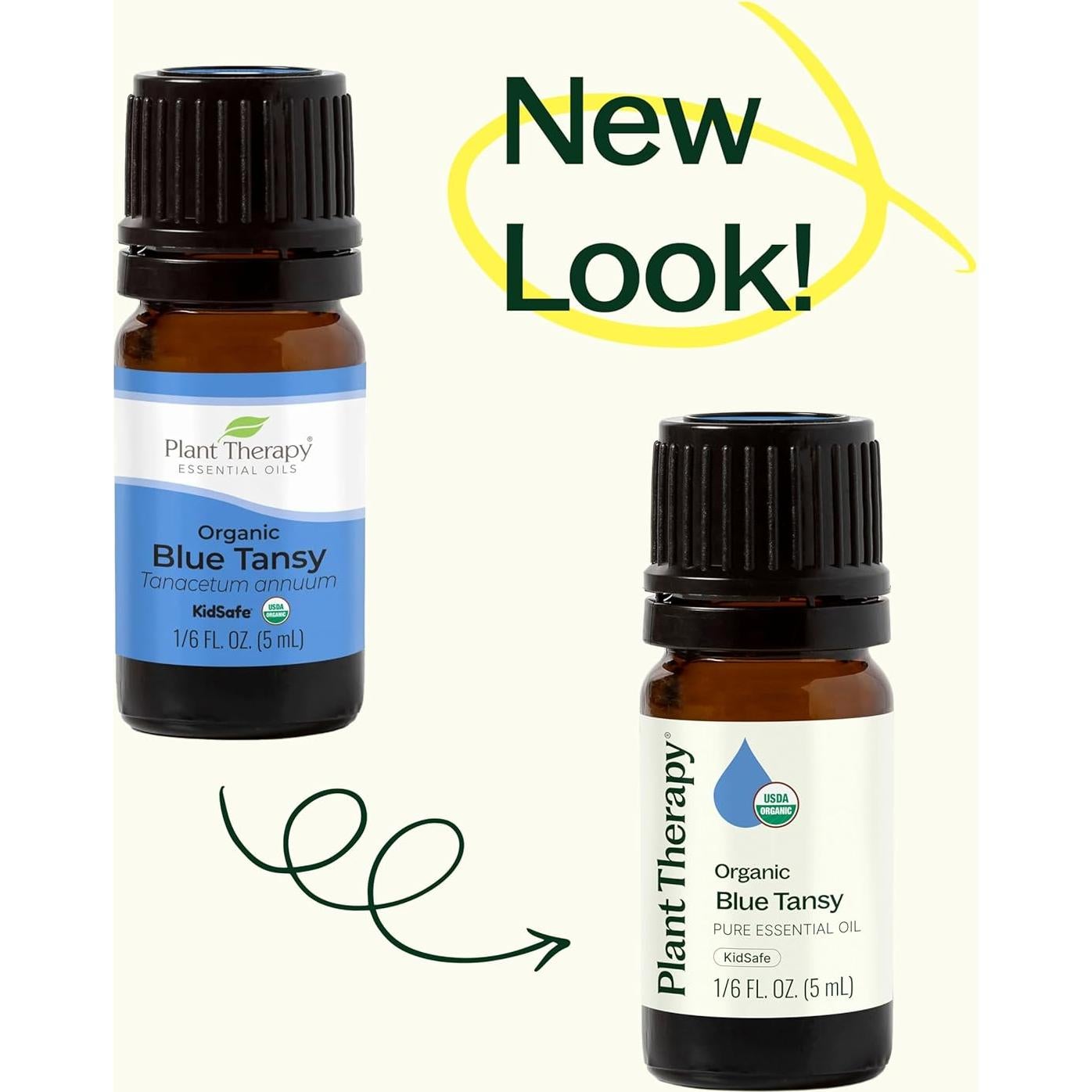 Aceite Esencial de Tanaceto Azul Orgánico 100% Puro 2.5 mL