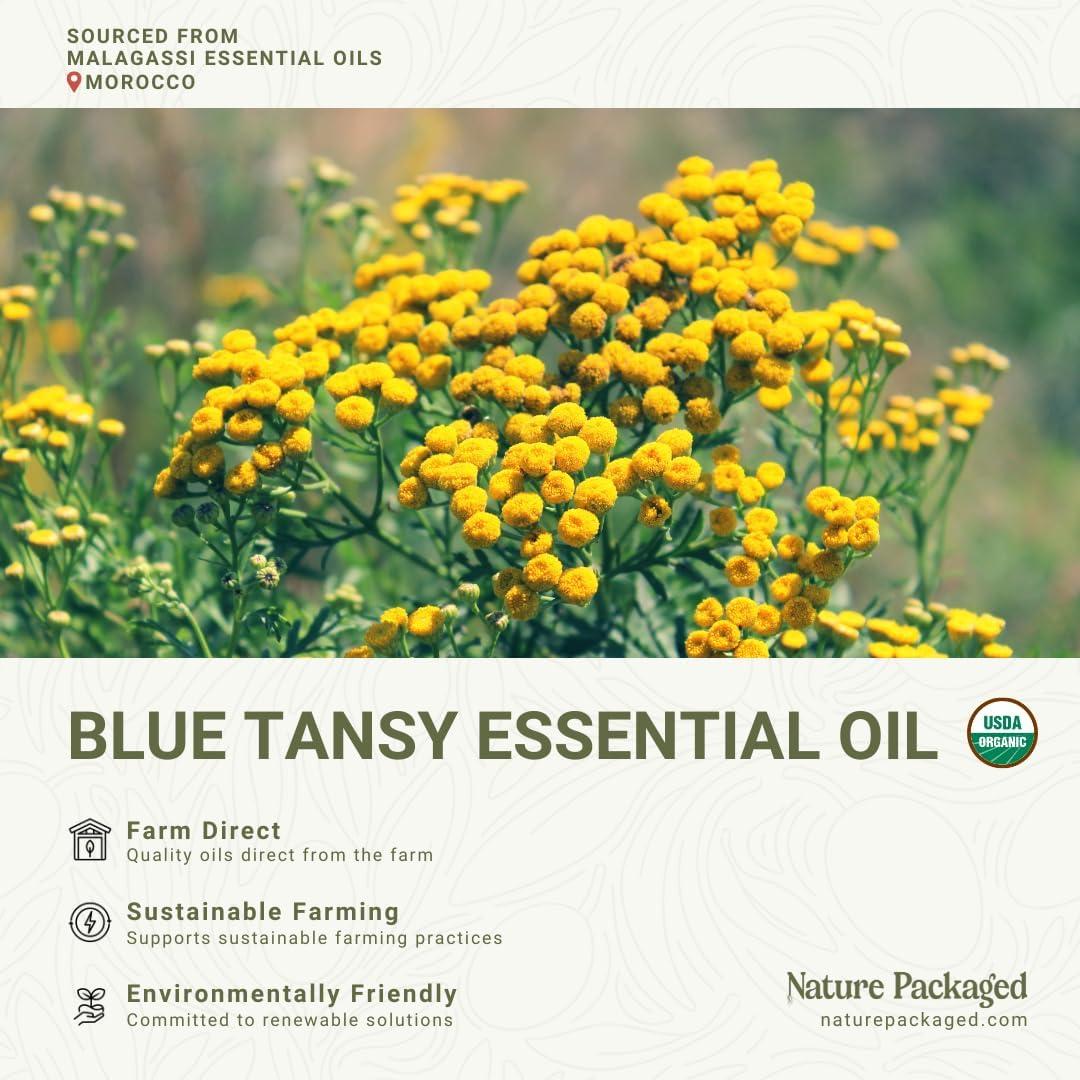 Aceite Esencial de Tanaceto Azul Orgánico Malagassi 240 ml