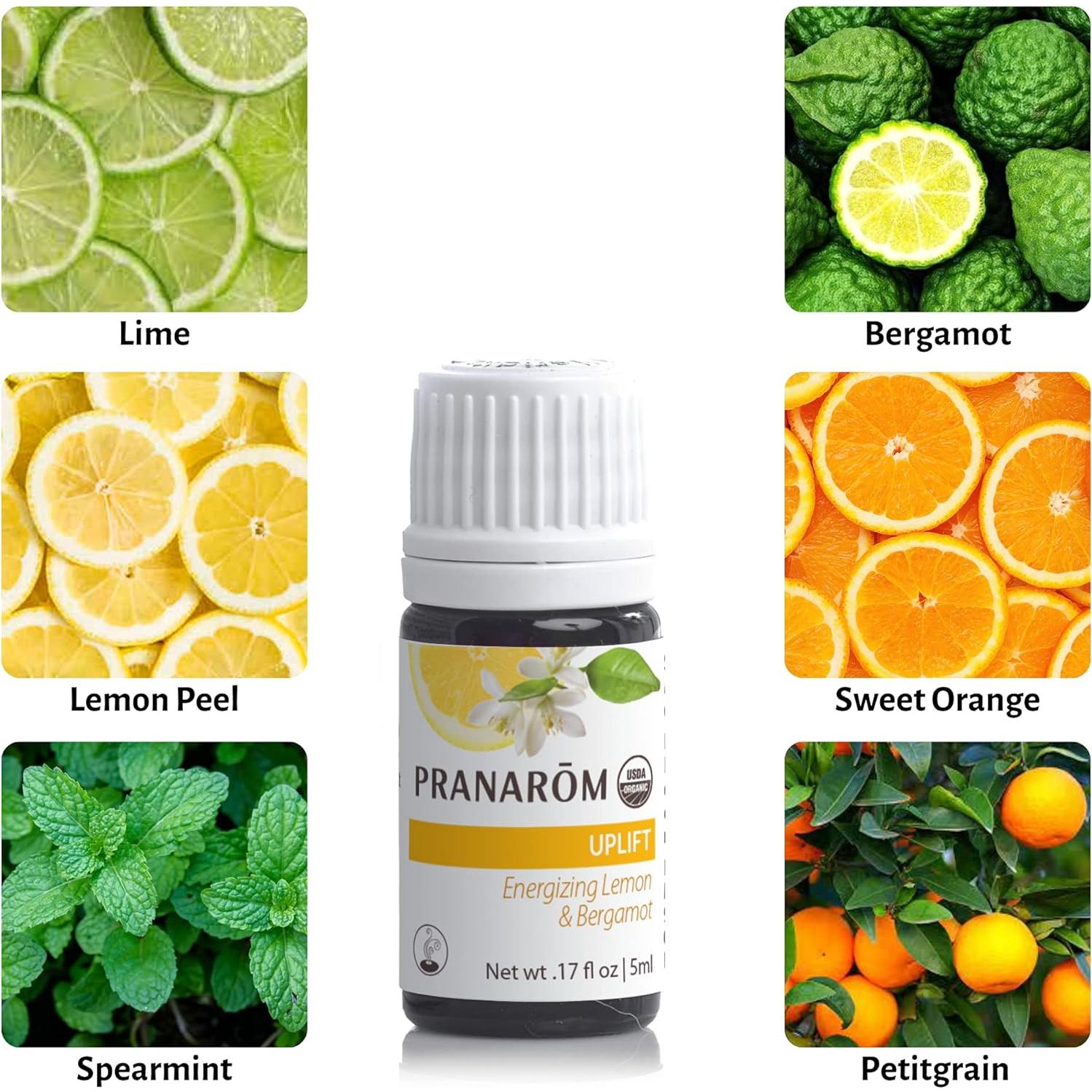 Aceite Esencial Uplift Pranarom 5ml - Energizante Orgánico