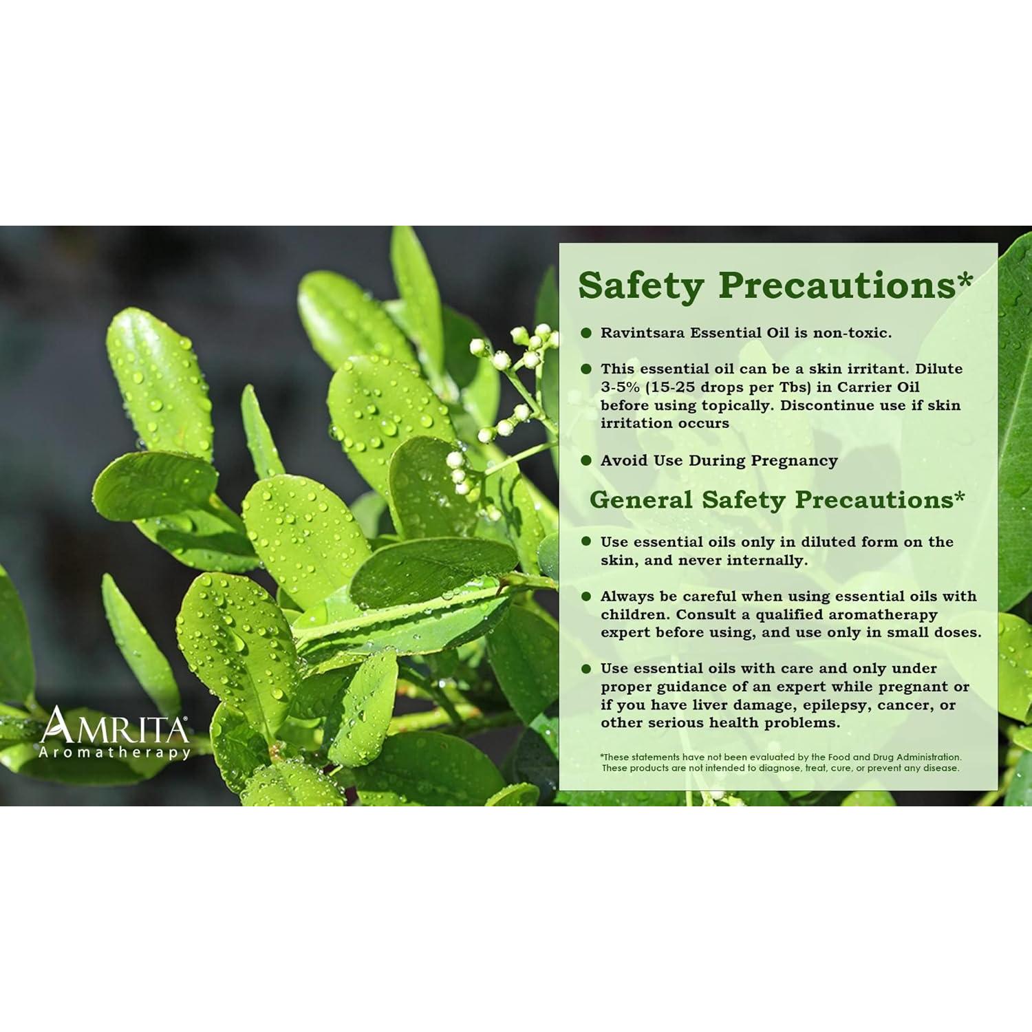 Aceite Esencial de Ravintsara Amrita 60ML 100% Puro Terapéutico