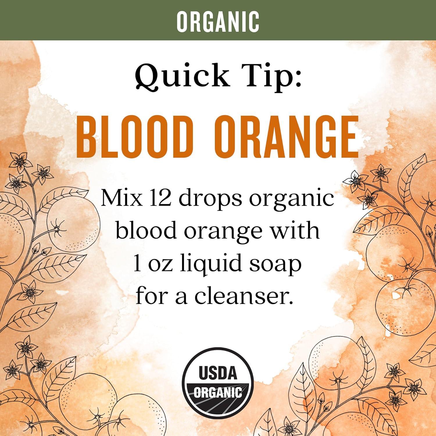 Aceite Esencial Puro de Naranja Sanguina Orgánico Aura Cacia 3x7.4ml