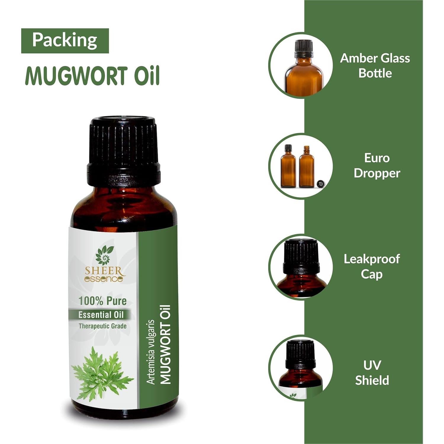 Aceite Esencial de Artemisa 100% Puro Natural 4.73 ml