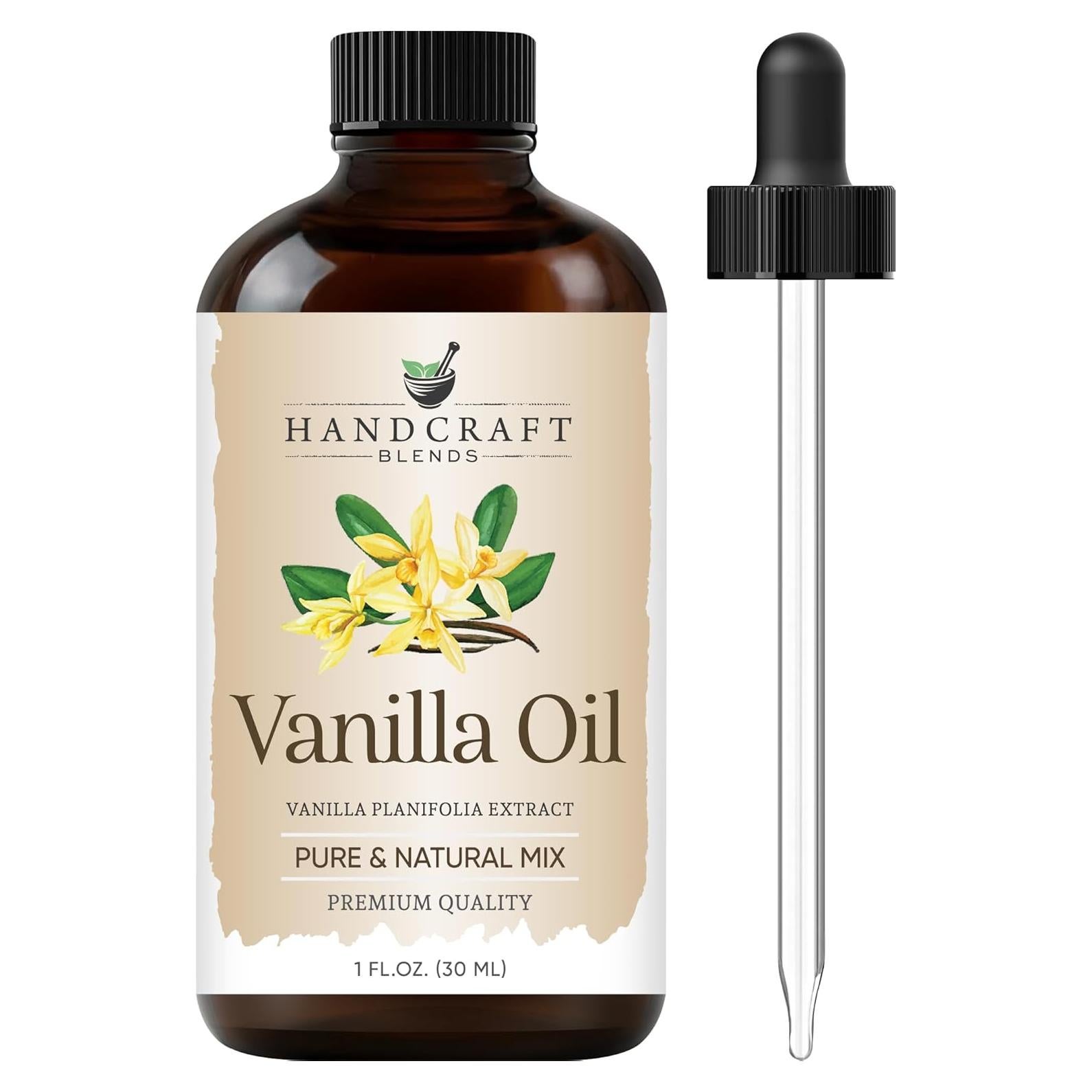 Aceite Esencial de Vainilla Mezcla Artesanal 29.57 ml - Grado Premium