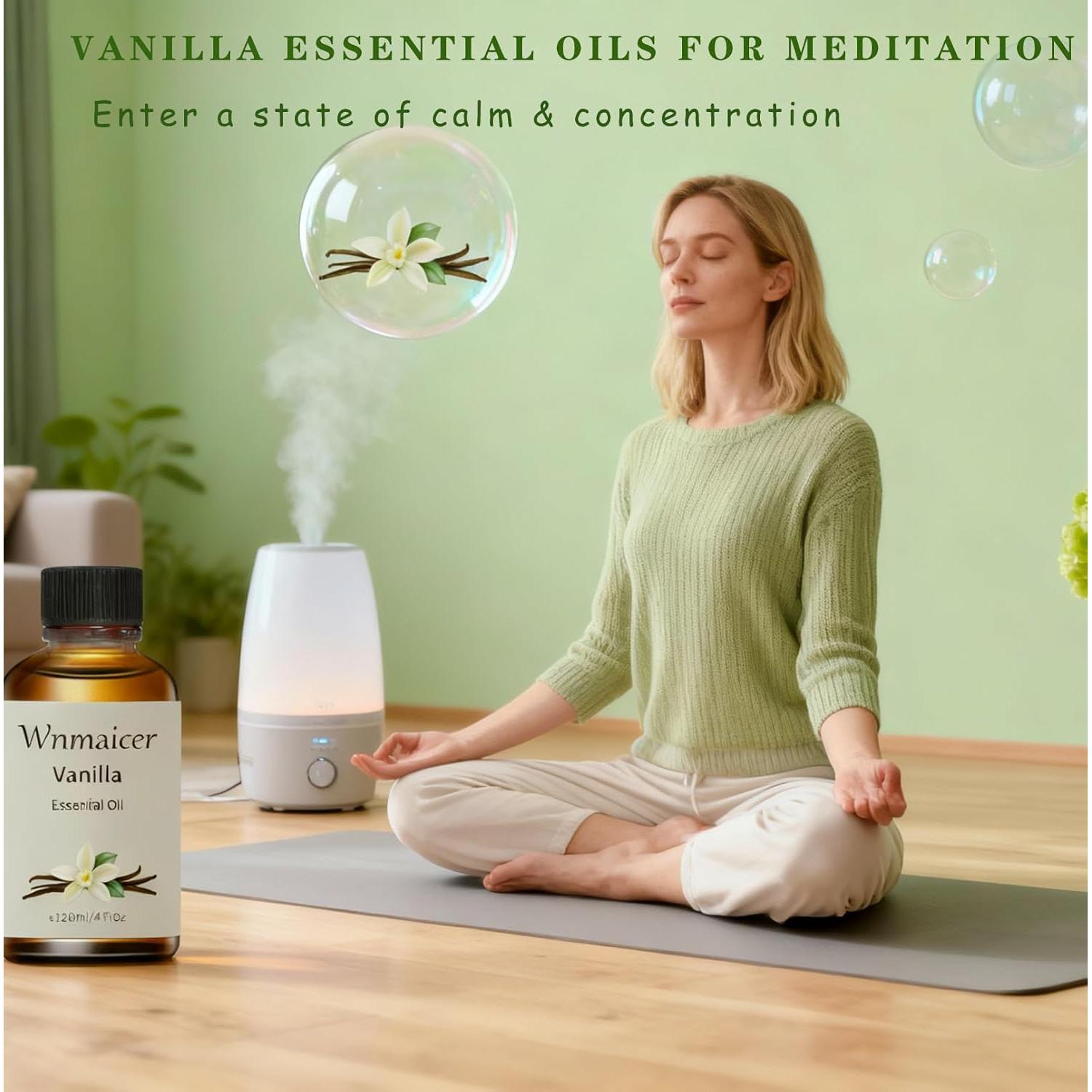 Aceite Esencial de Vainilla 120 mL Wnmaicer - Aromaterapia