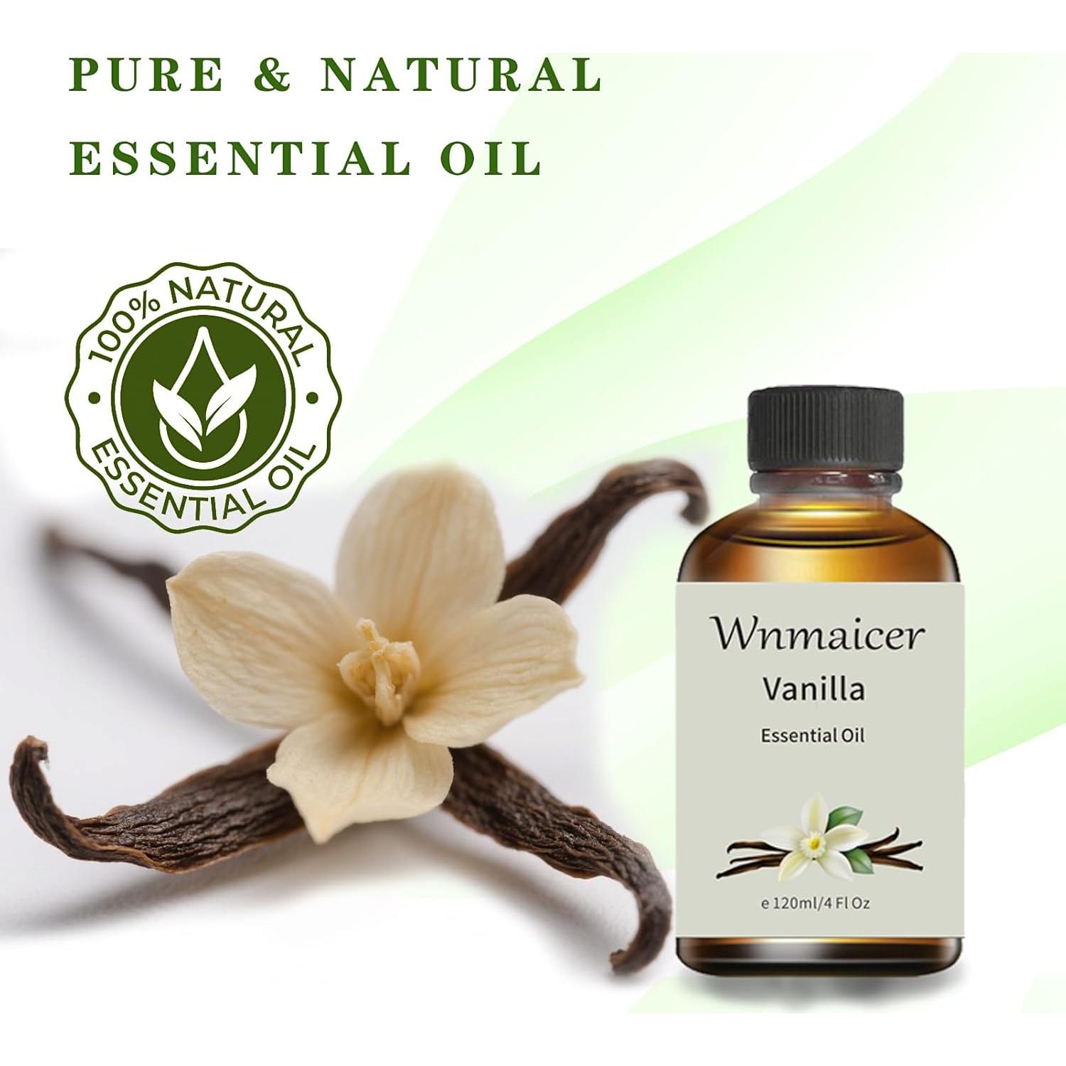 Aceite Esencial de Vainilla 120 mL Wnmaicer - Aromaterapia
