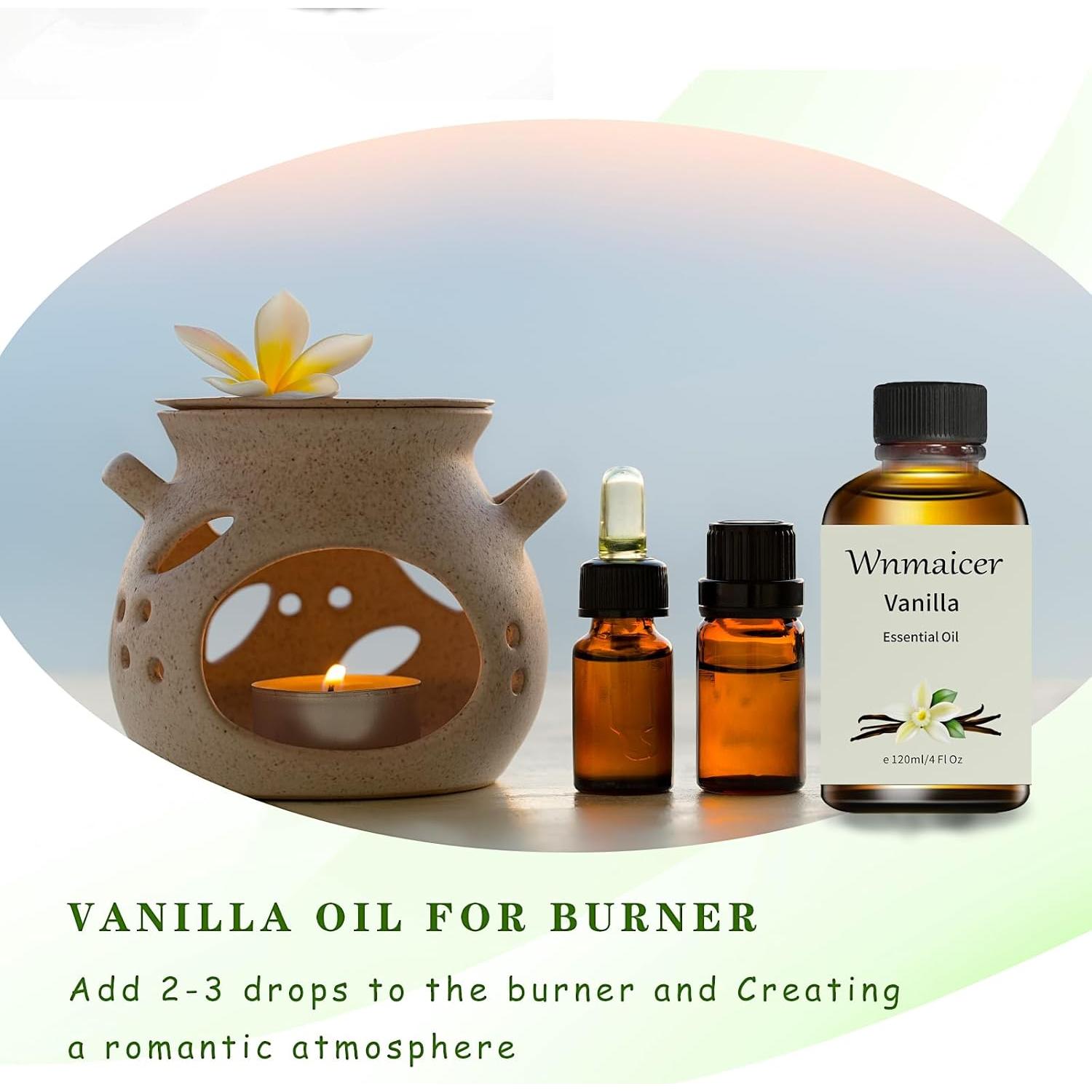 Aceite Esencial de Vainilla 120 mL Wnmaicer - Aromaterapia