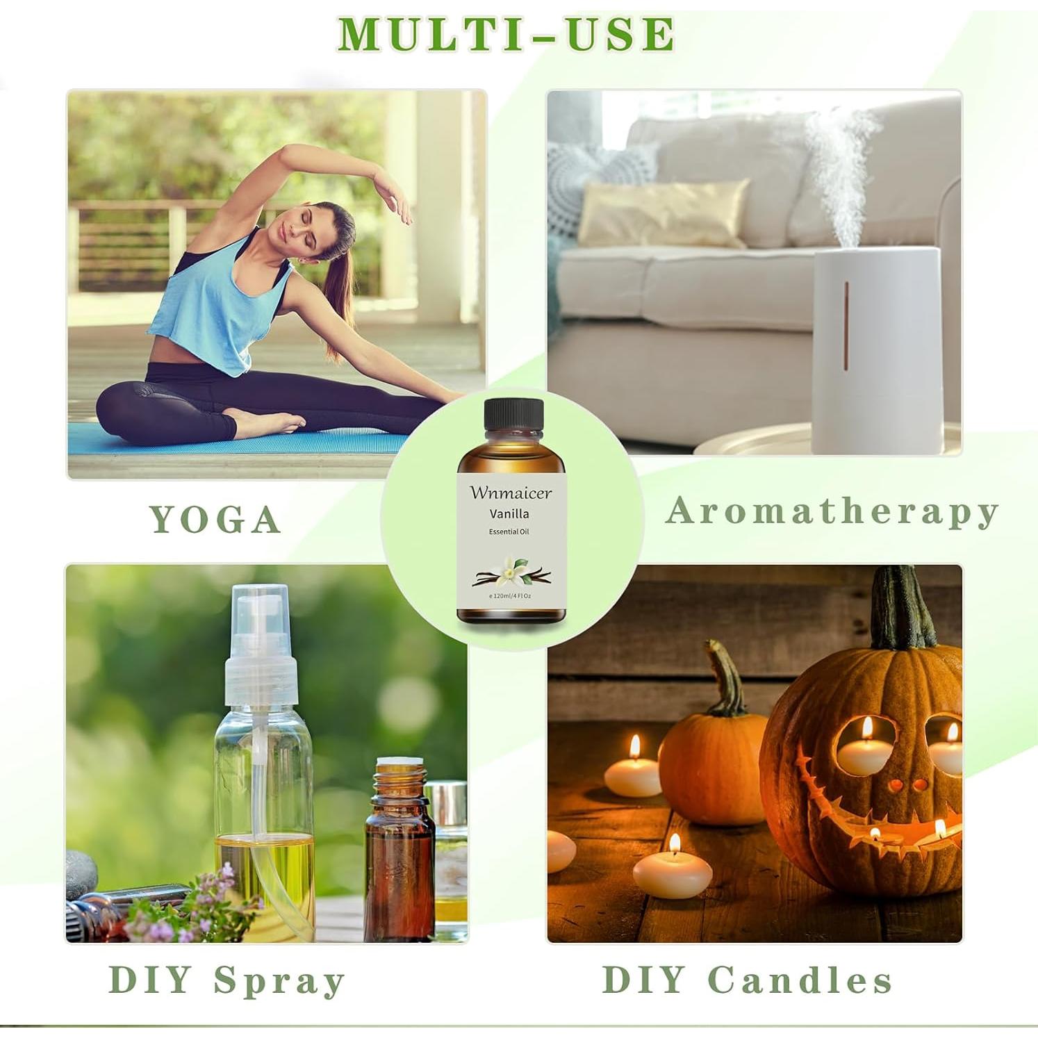 Aceite Esencial de Vainilla 120 mL Wnmaicer - Aromaterapia