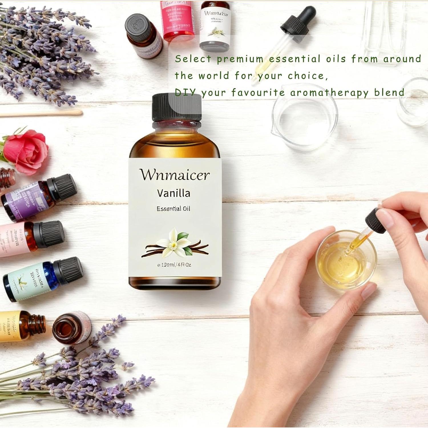 Aceite Esencial de Vainilla 120 mL Wnmaicer - Aromaterapia