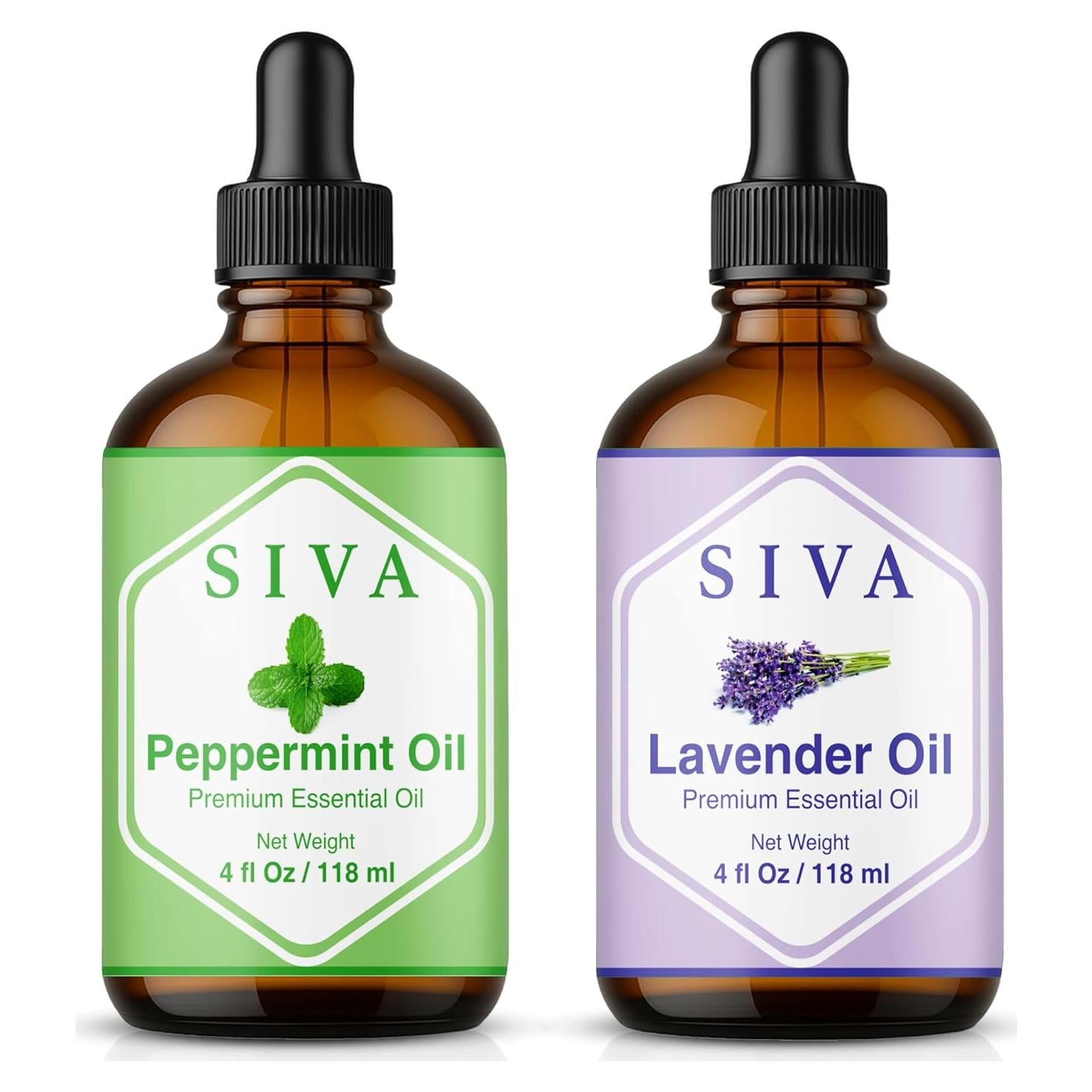 Aceite Esencial Siva Menta y Lavanda 4oz Aromaterapia