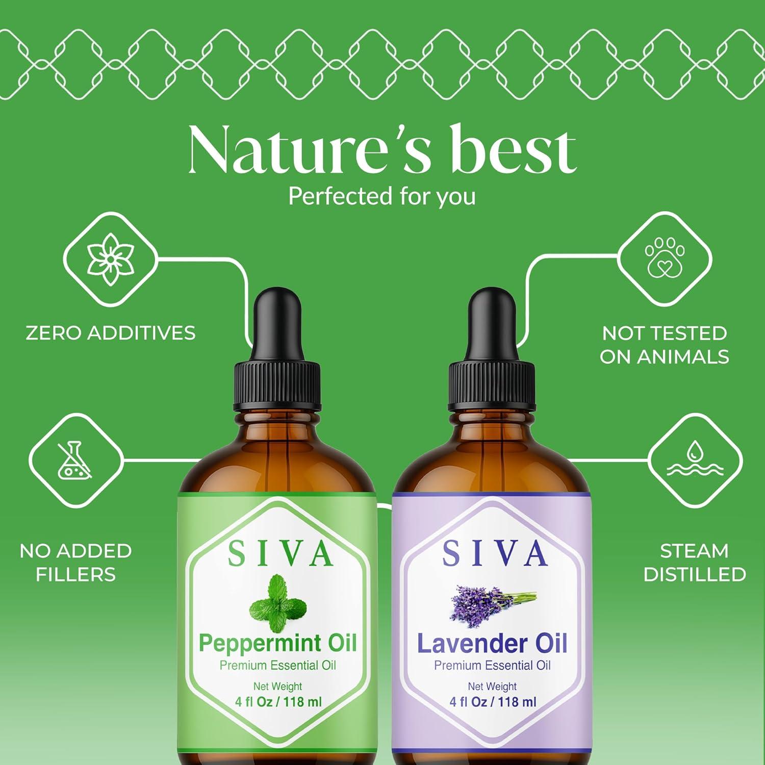 Aceite Esencial Siva Menta y Lavanda 4oz Aromaterapia