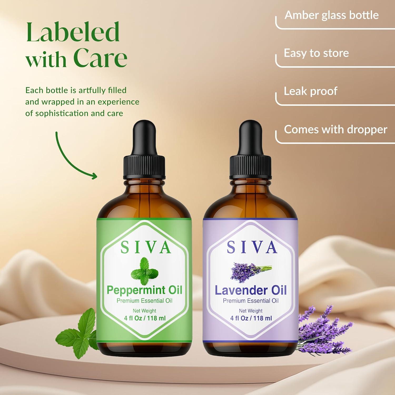Aceite Esencial Siva Menta y Lavanda 4oz Aromaterapia
