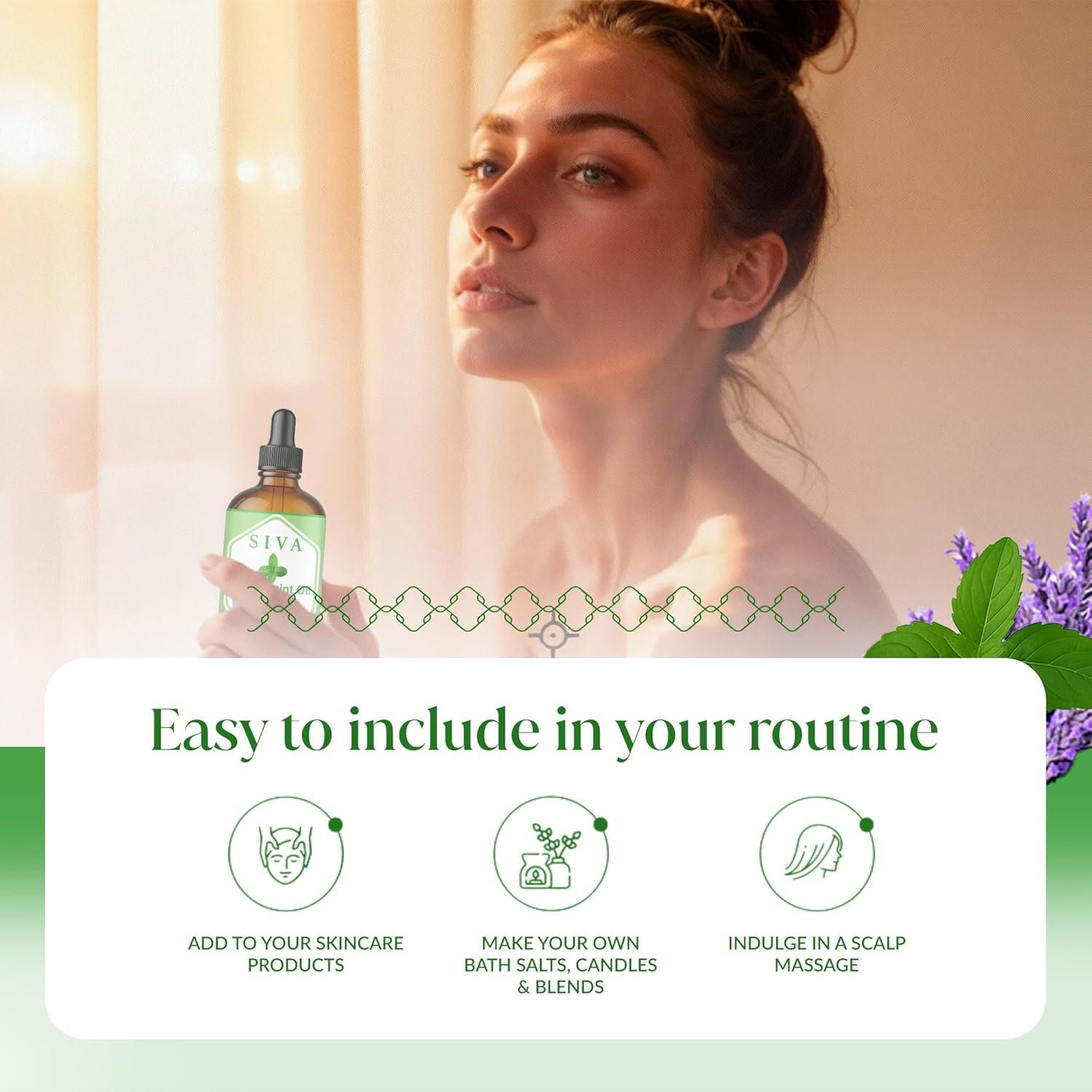 Aceite Esencial Siva Menta y Lavanda 4oz Aromaterapia