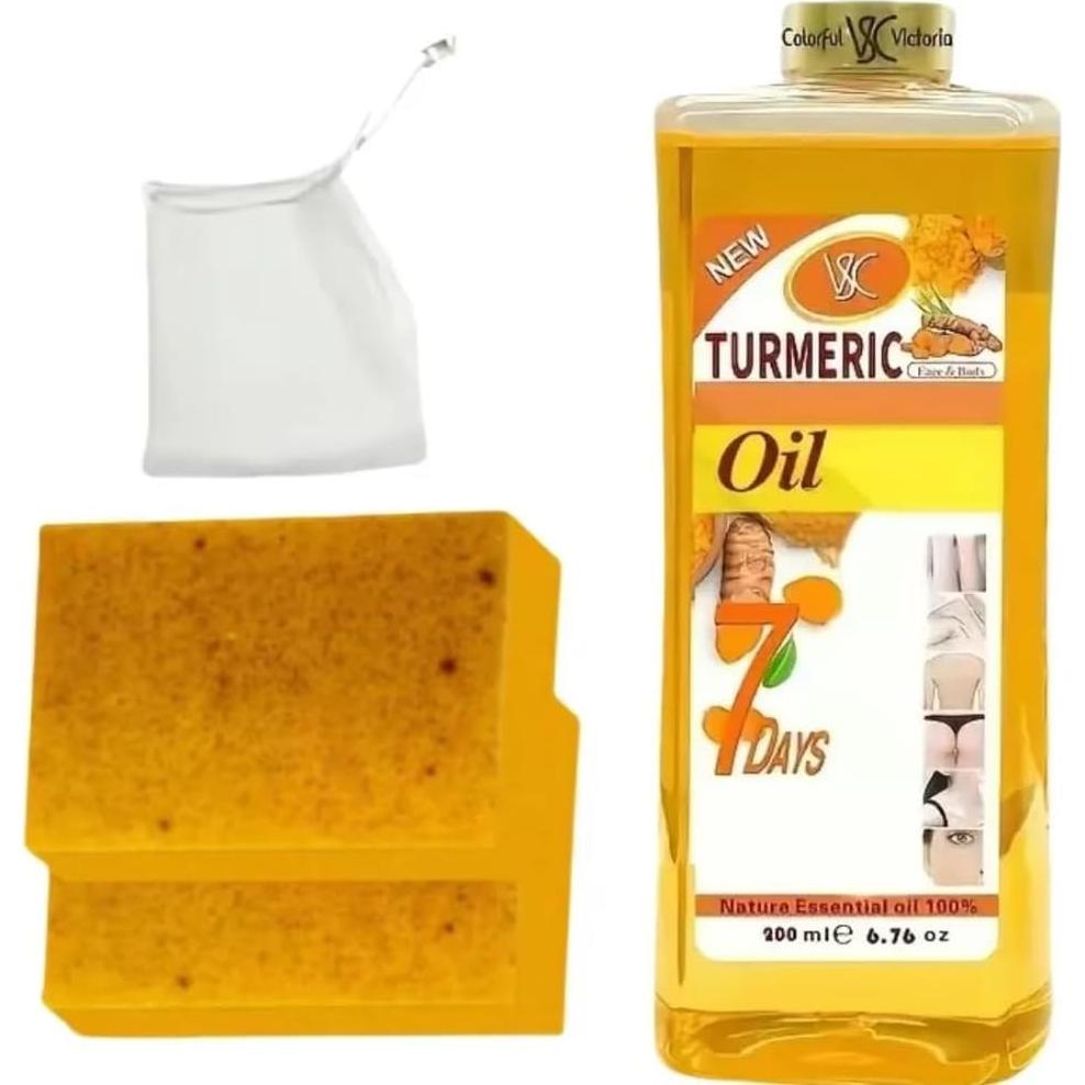 Aceite Esencial de Cúrcuma Colorful Victoria 200ml 100% Natural