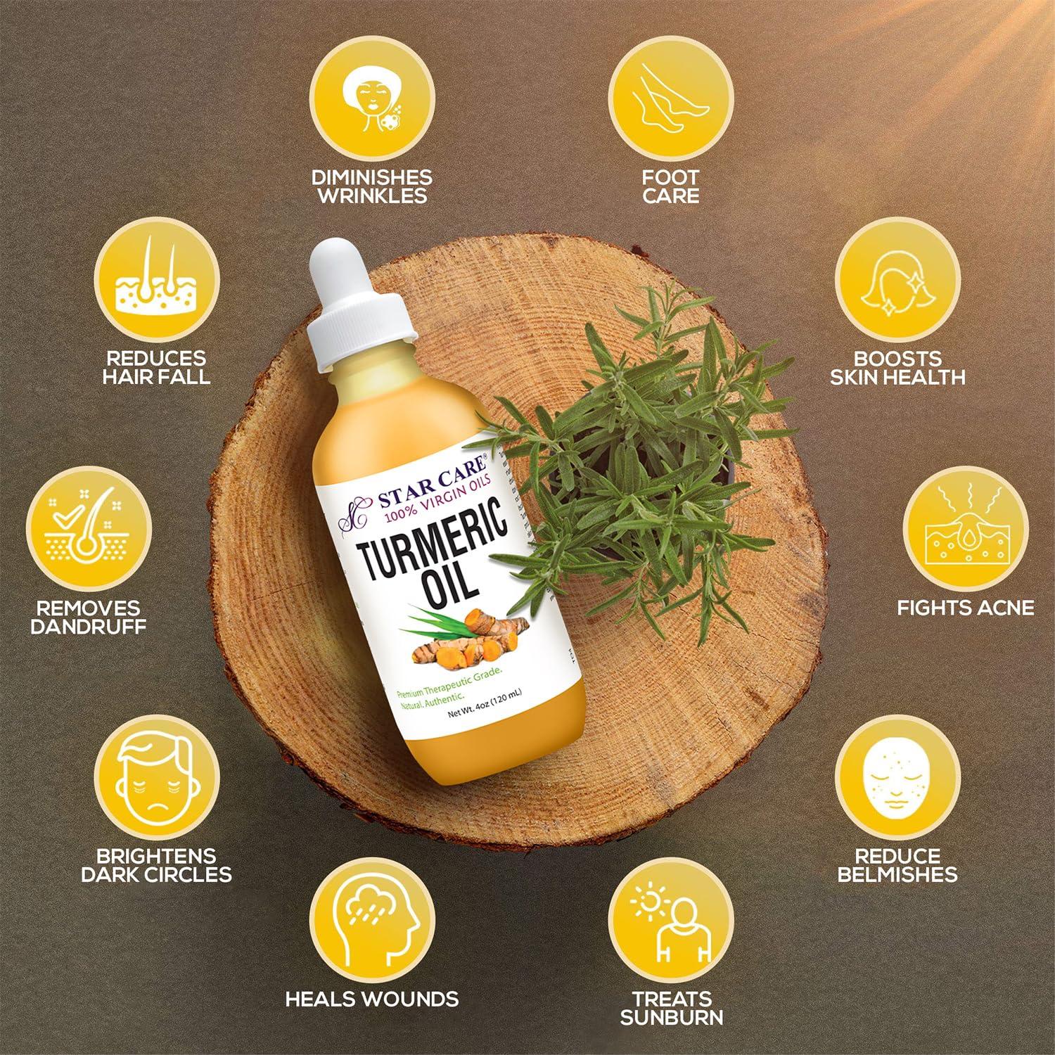 Aceite de Cúrcuma Virgen Puro 120ml Star Care