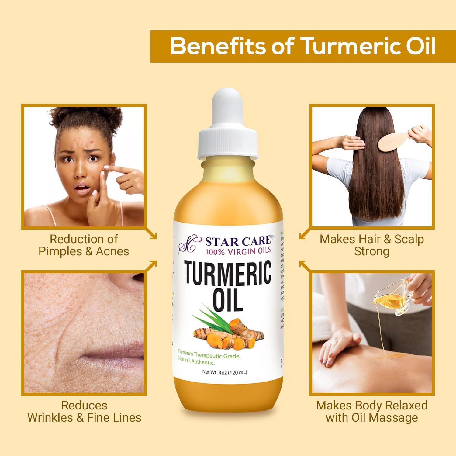 Aceite de Cúrcuma Virgen Puro 120ml Star Care