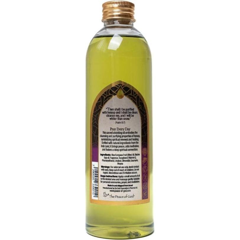 Aceite de Unción Bendecido Hisopo 250 ml - Ein Gedi