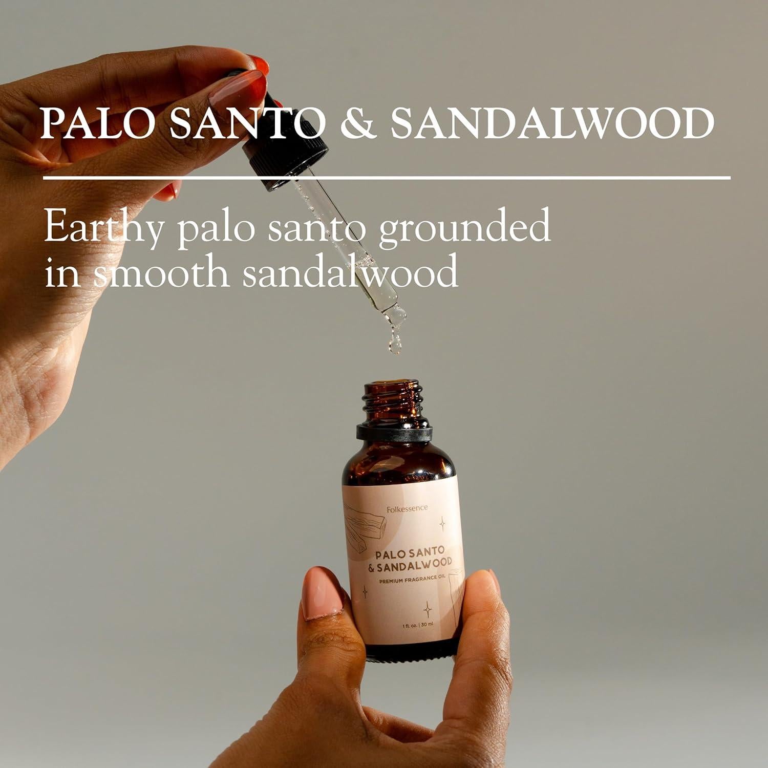 Aceite Esencial Folkulture 30ml Palo Santo y Sándalo para Difusor