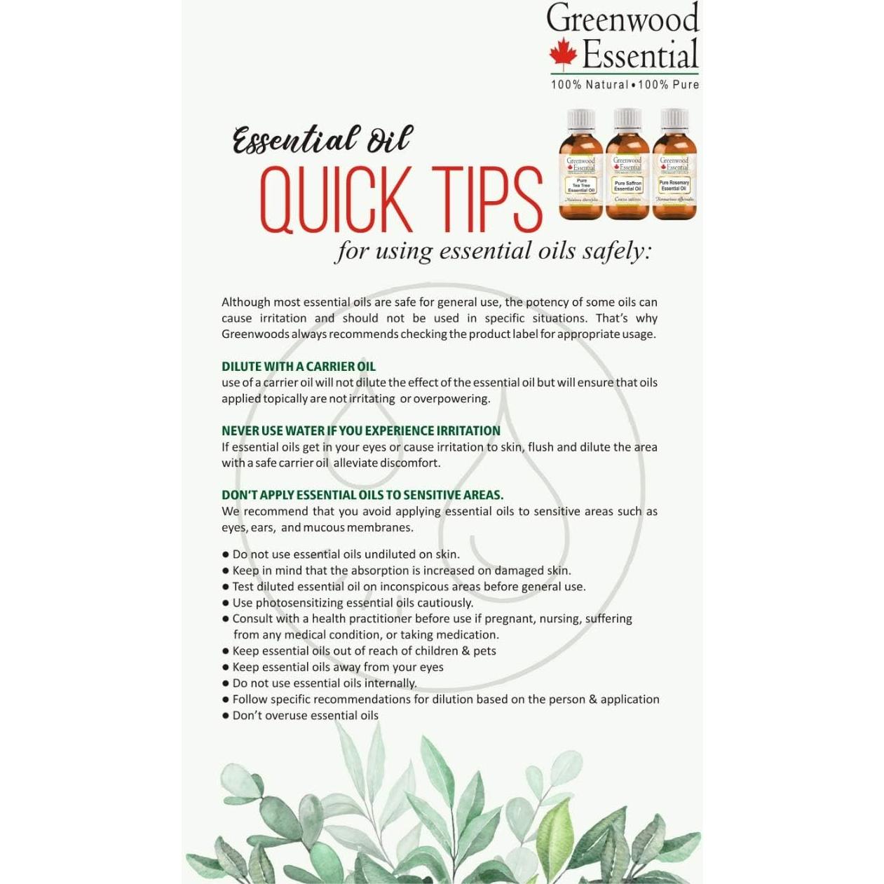 Aceite Esencial Puro de Galbano Greenwood 10ml - Terapéutico