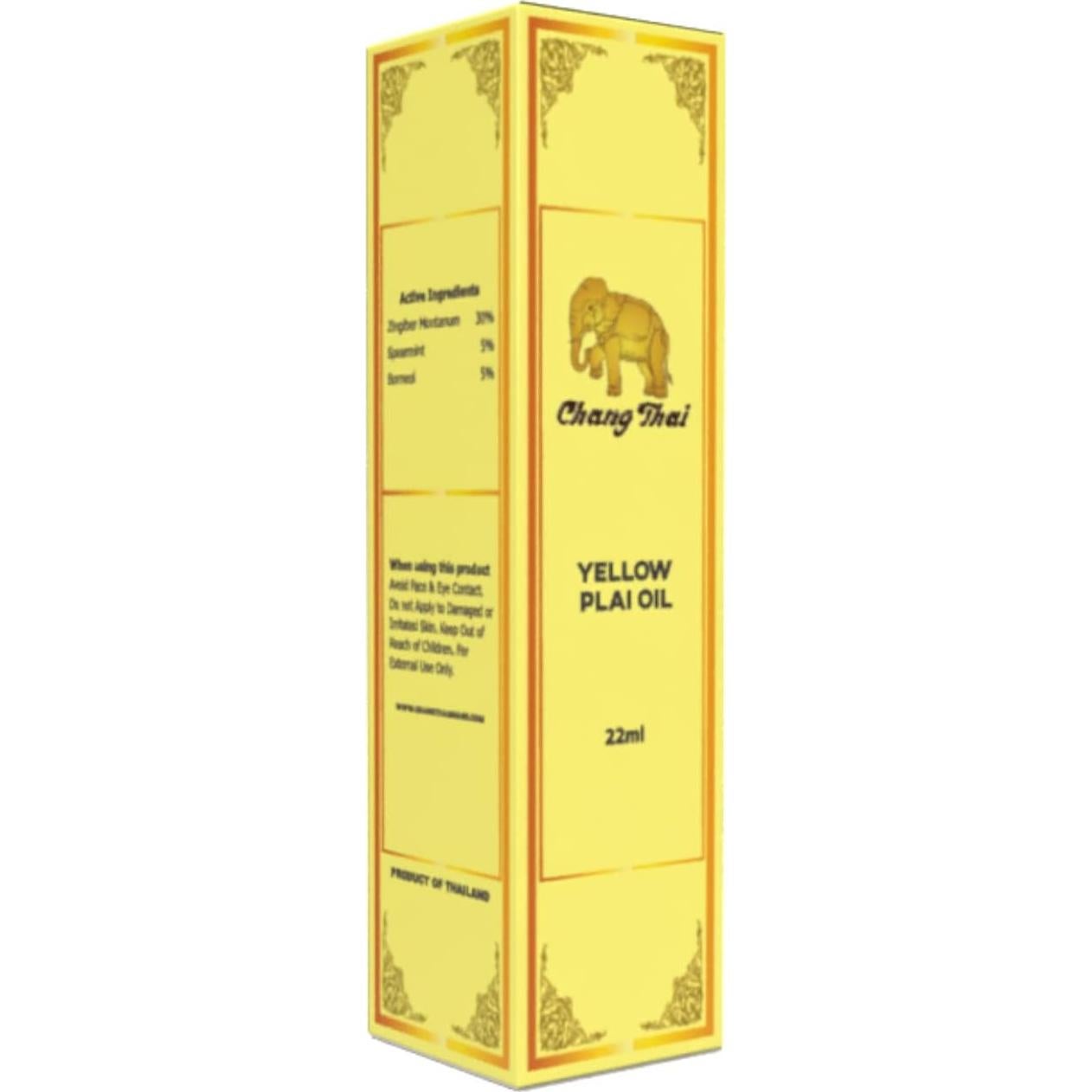 Bálsamo Herbal Amarillo Plai Chang Thai 22ml - Aceite de Masaje