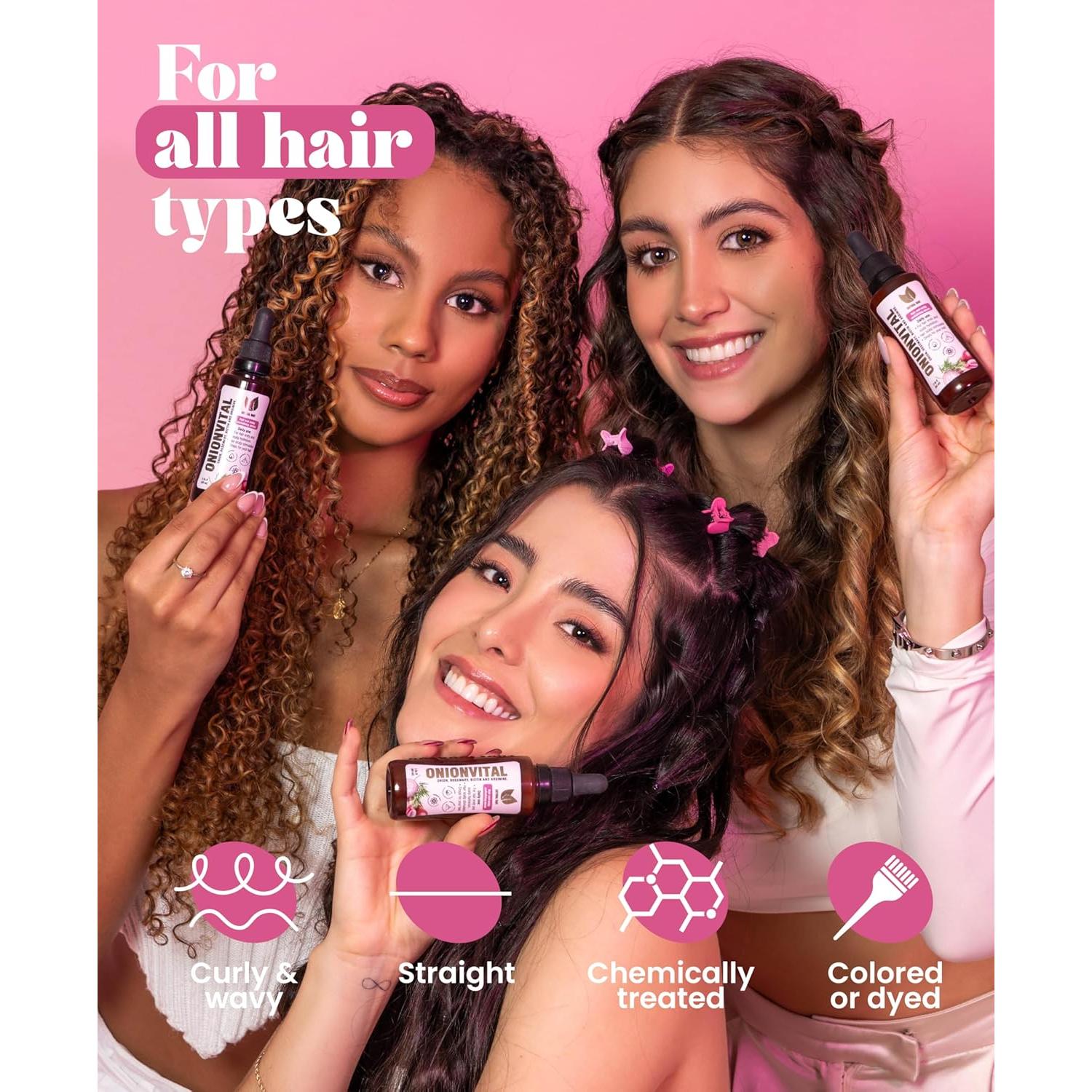 Suero Capilar Natural Sant Onionvital 60ml - Cebolla, Romero, Biotina