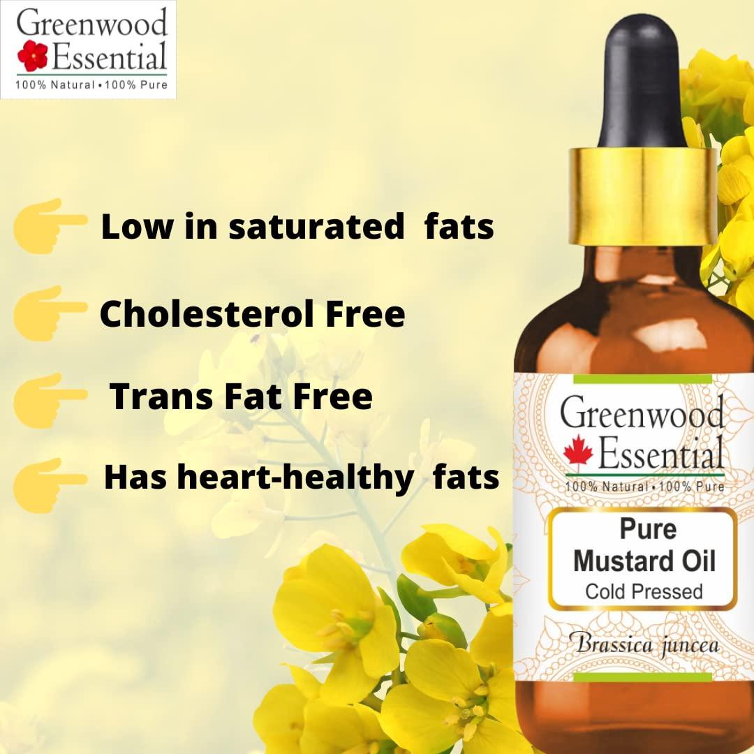 Aceite de Mostaza Esencial Greenwood 200ml Prensado en Frío