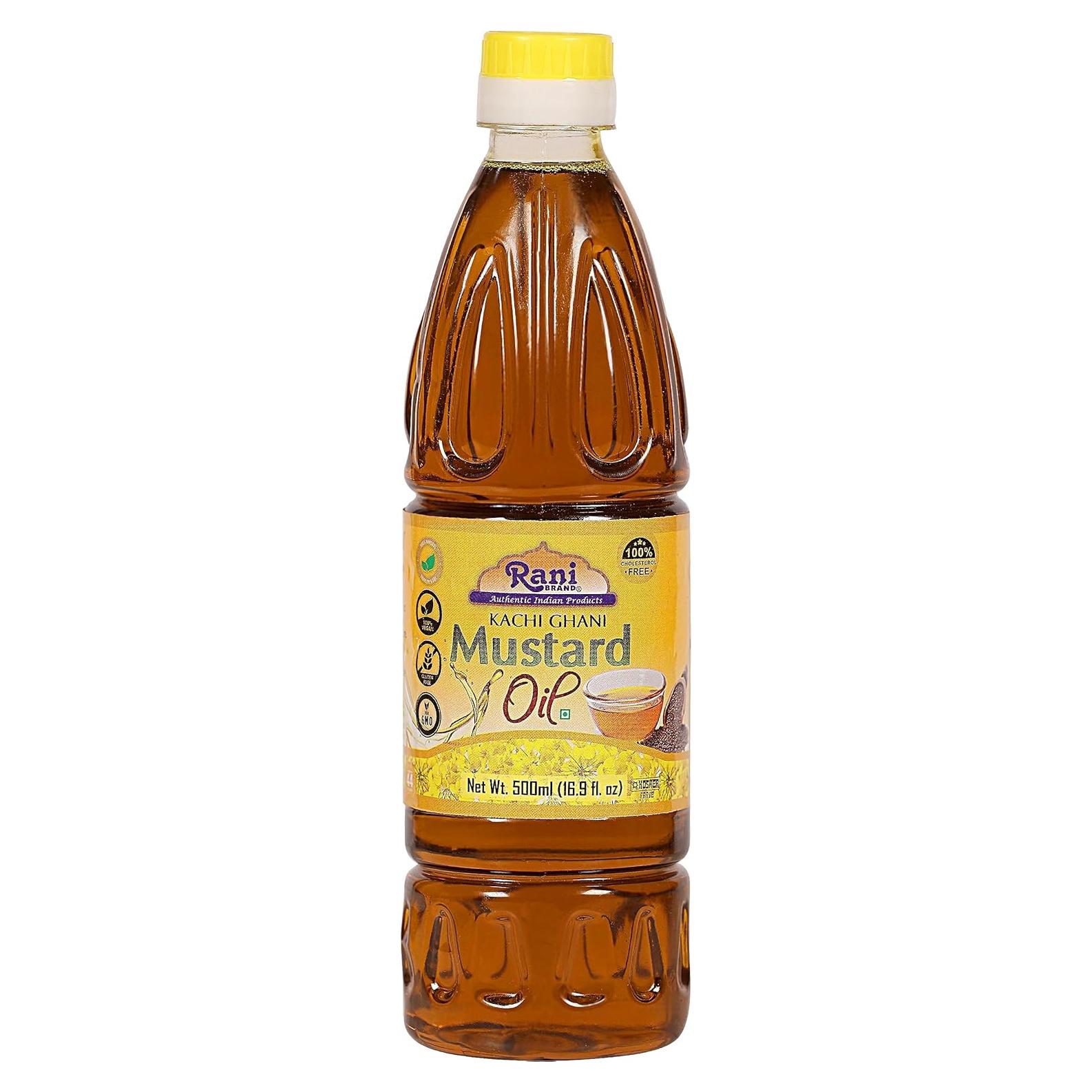 Aceite de Mostaza Rani 500ml 100% Natural Vegano Kosher