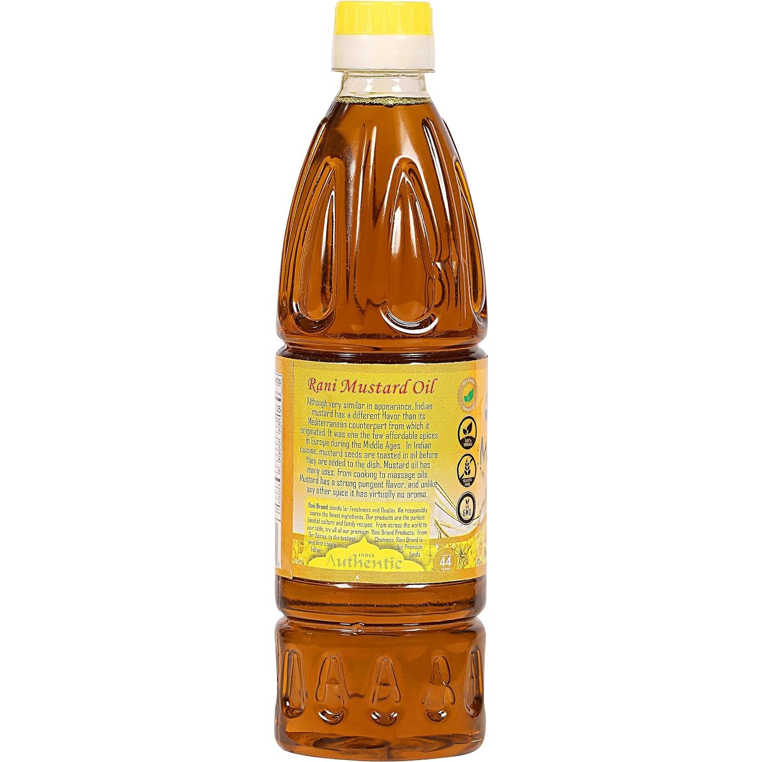 Aceite de Mostaza Rani 500ml 100% Natural Vegano Kosher