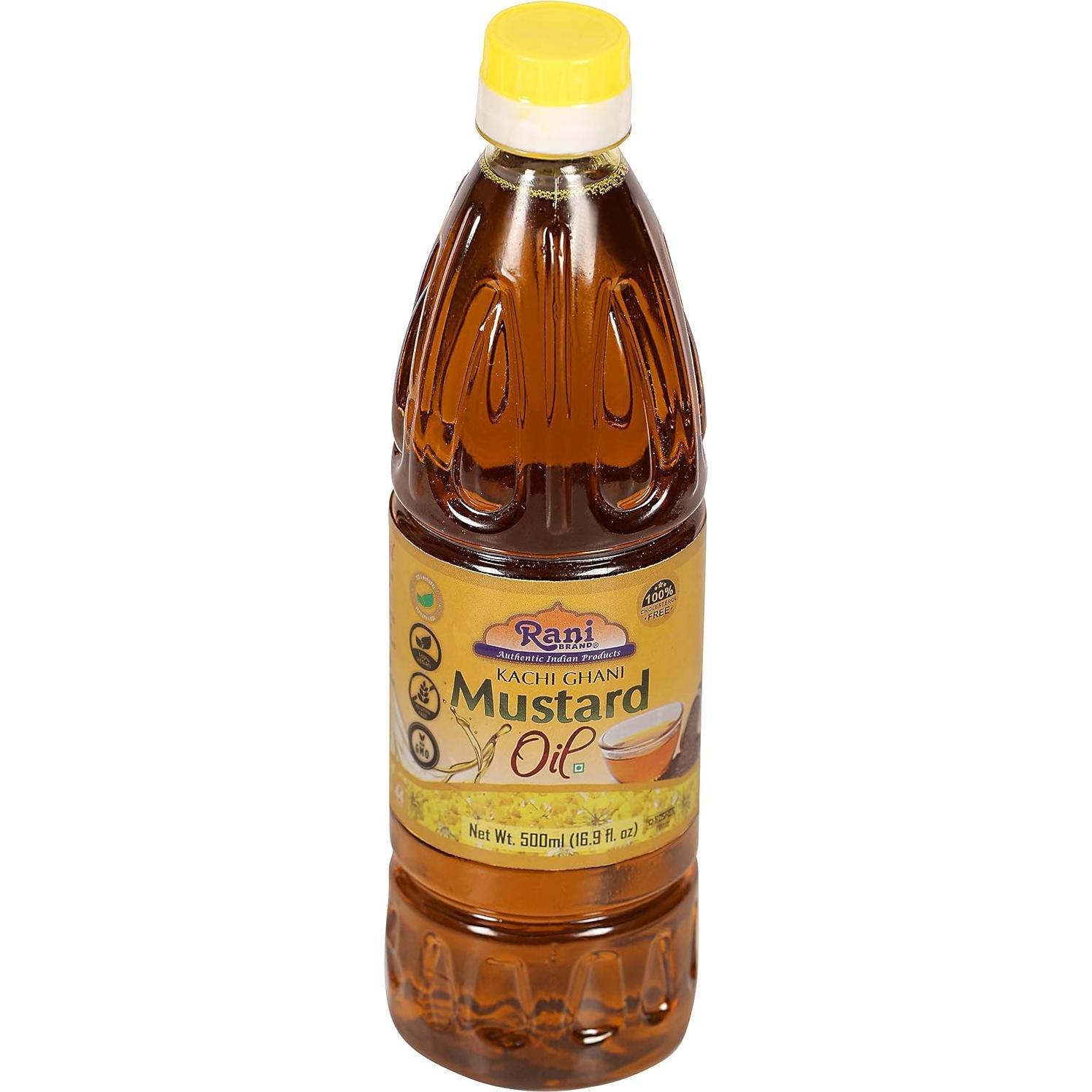 Aceite de Mostaza Rani 500ml 100% Natural Vegano Kosher