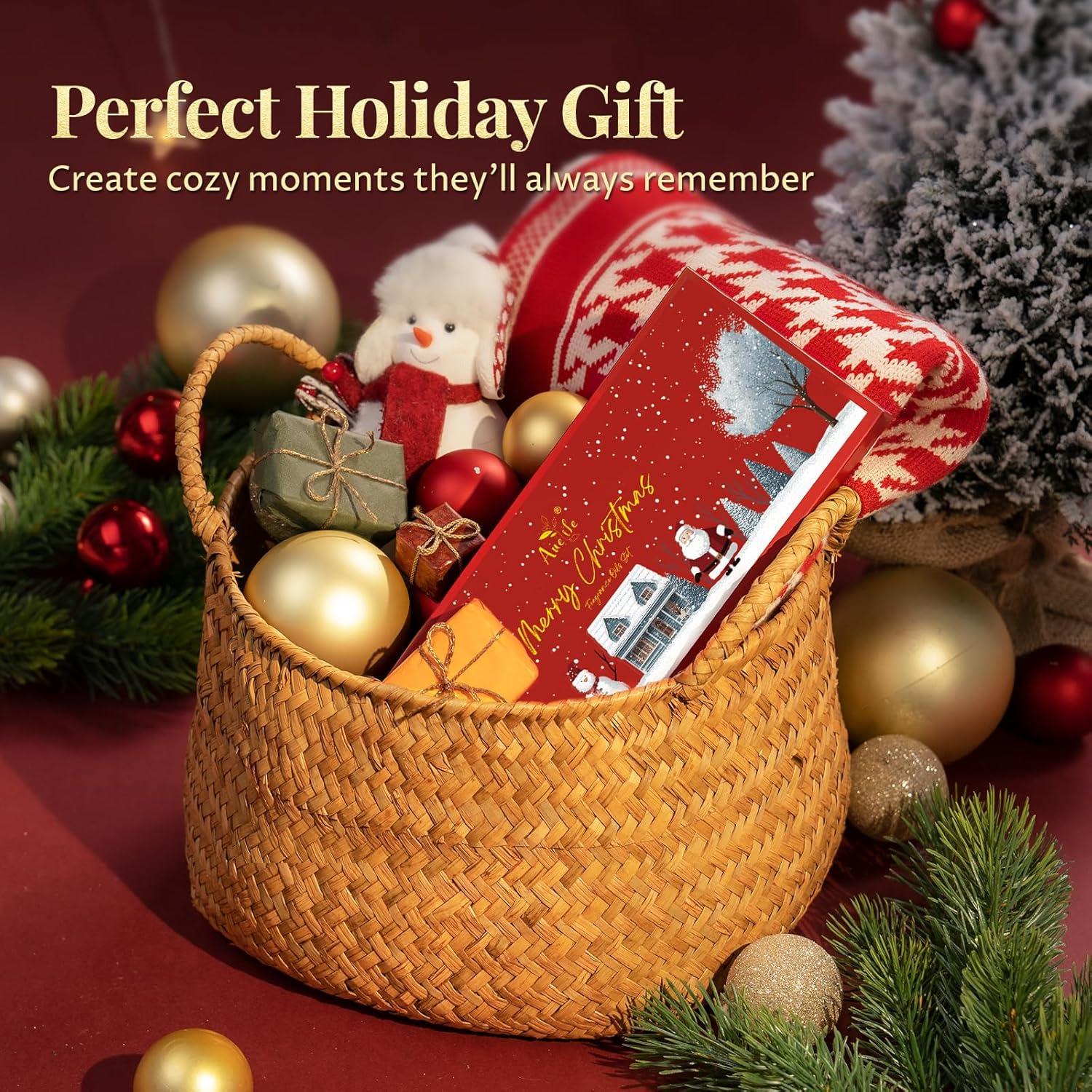 Juego de Aceites Esenciales de Navidad Auelife 6x10mL