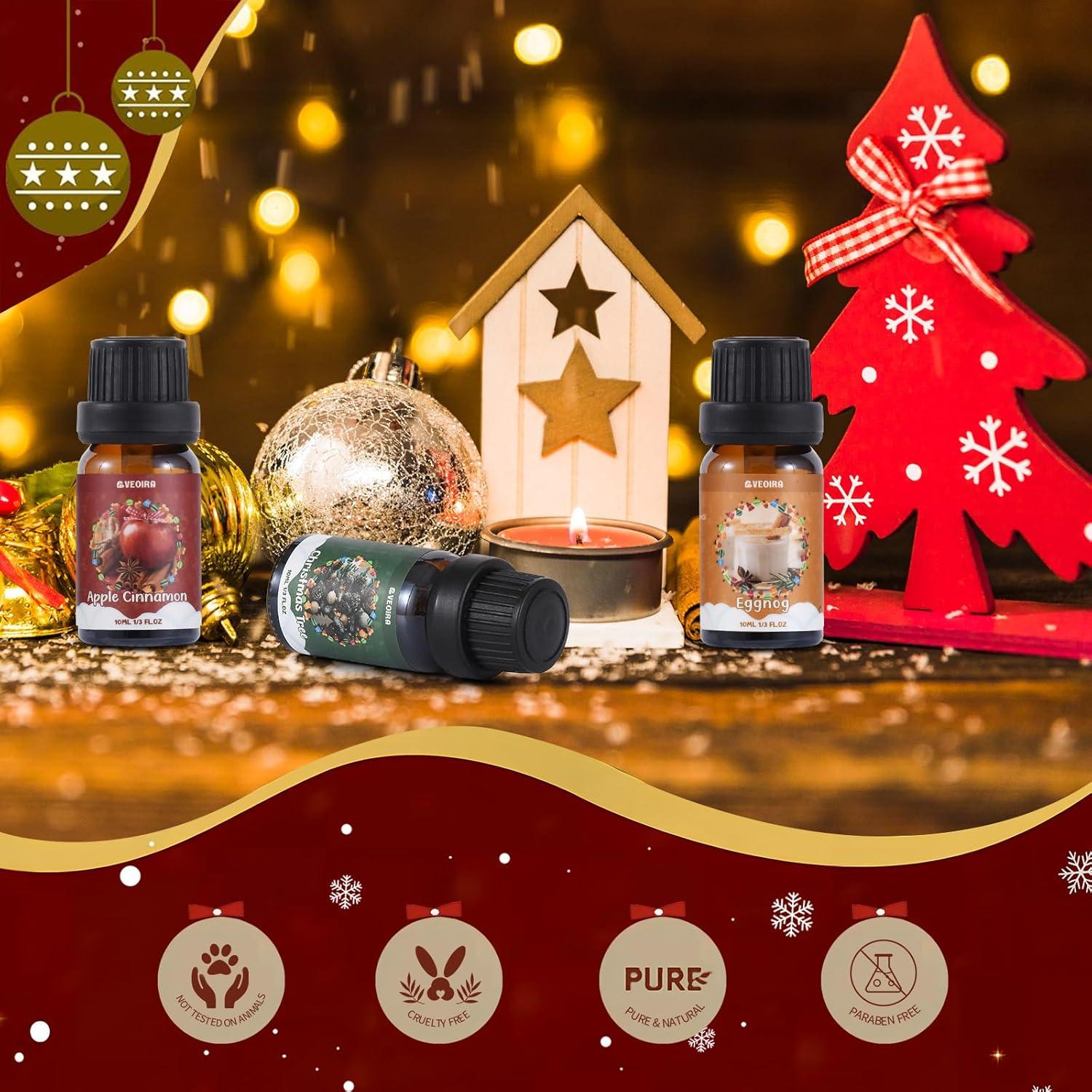 Juego de Aceites Esenciales Navideños AVEOIRA 6x10ml