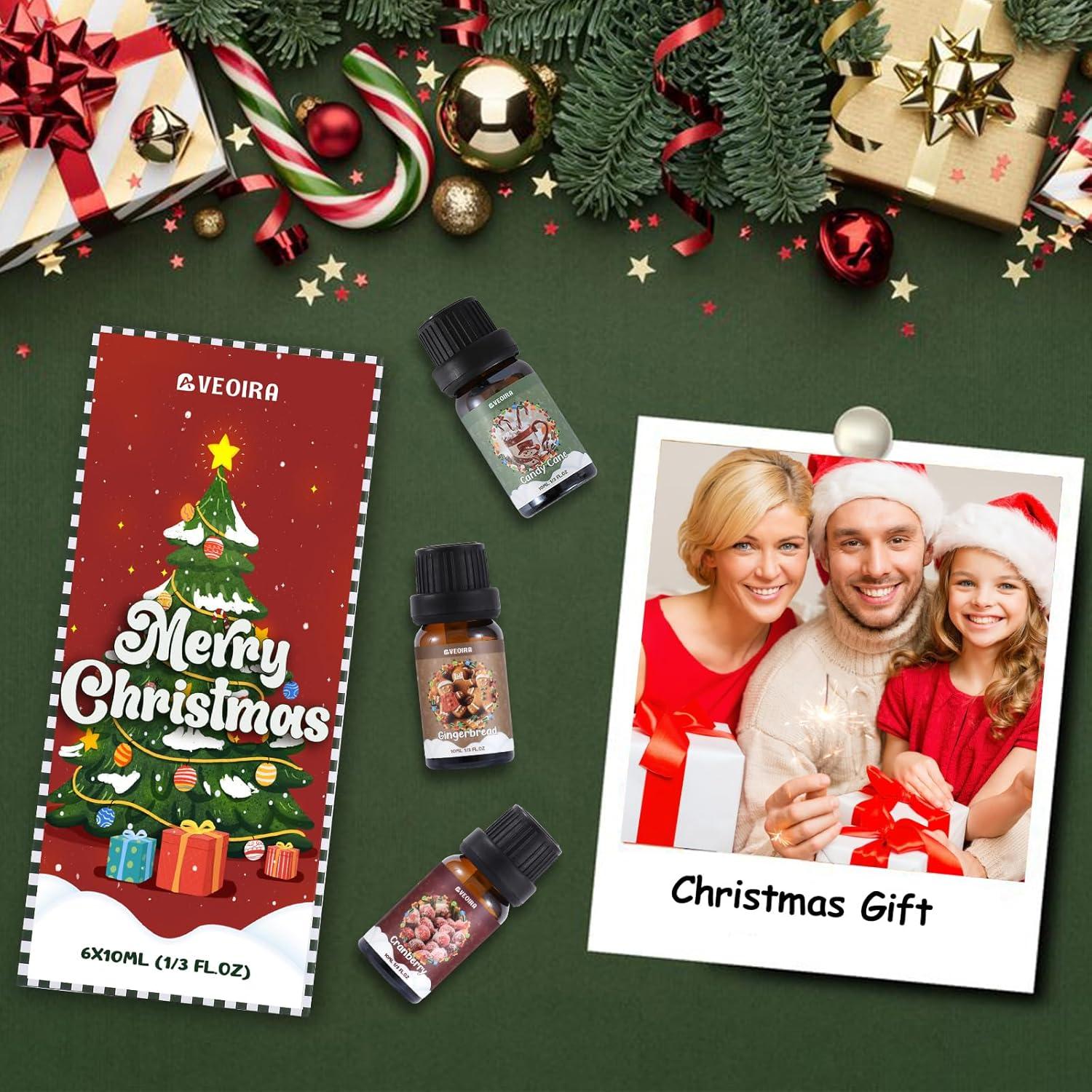 Juego de Aceites Esenciales Navideños AVEOIRA 6x10ml